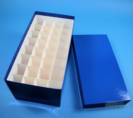 CellBox Maxi lang, 4x8, blå, 128mm, fiber, 34mm