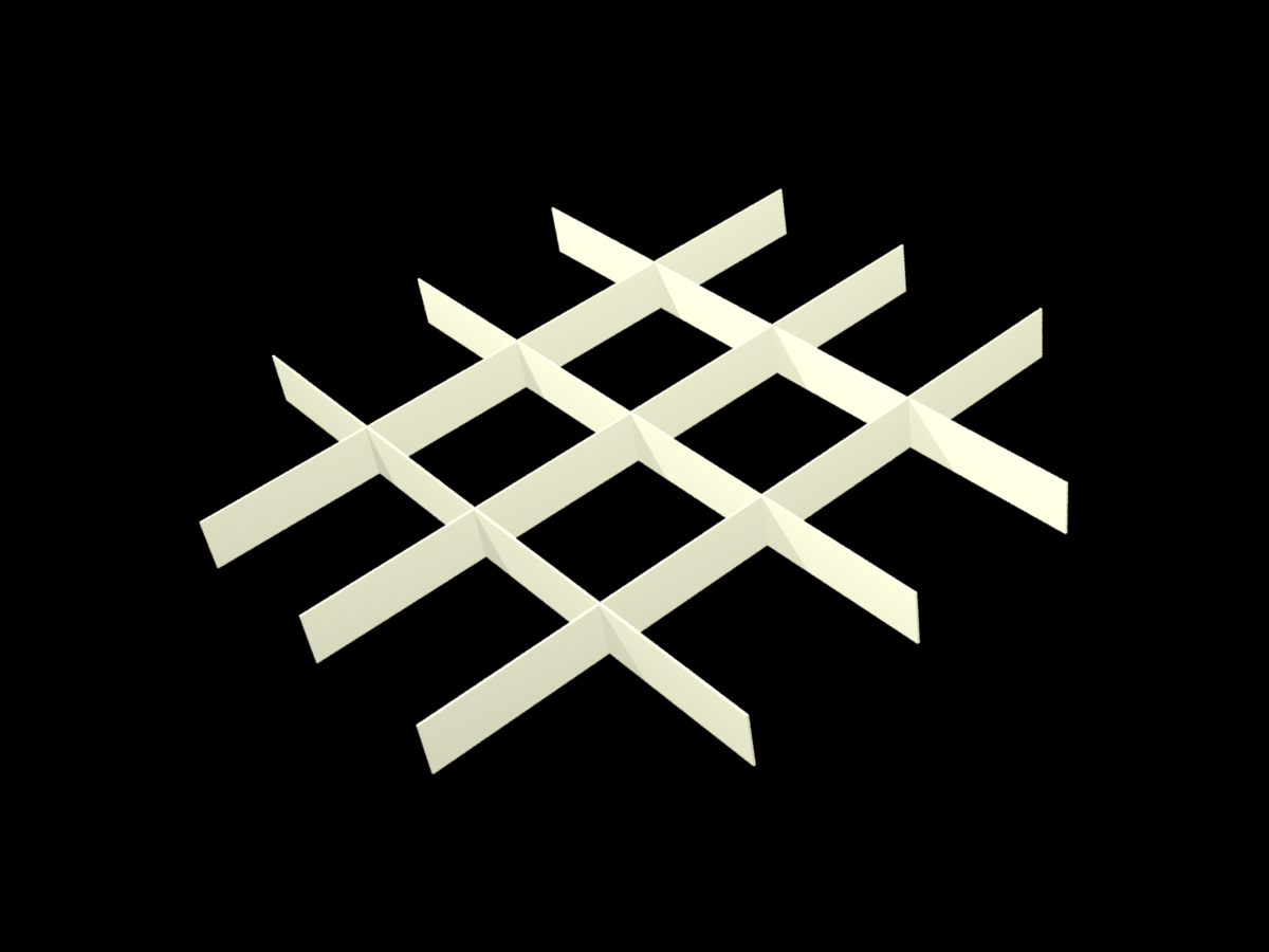 ALPHA, 4x4 pos. indd., 15mm, fiber, 32mm, 10stk