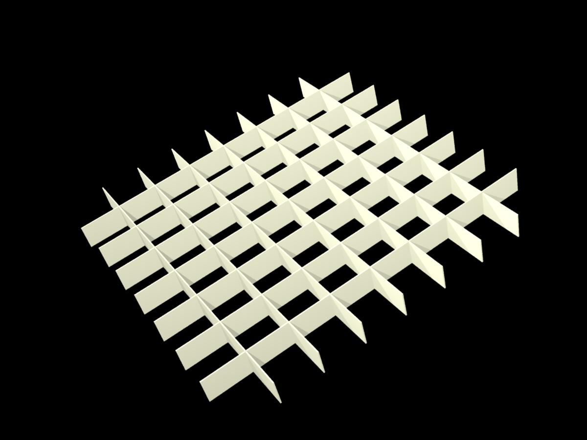 ALPHA, 8x8 pos. indd., 15mm, fiber, 15,7mm, 10stk