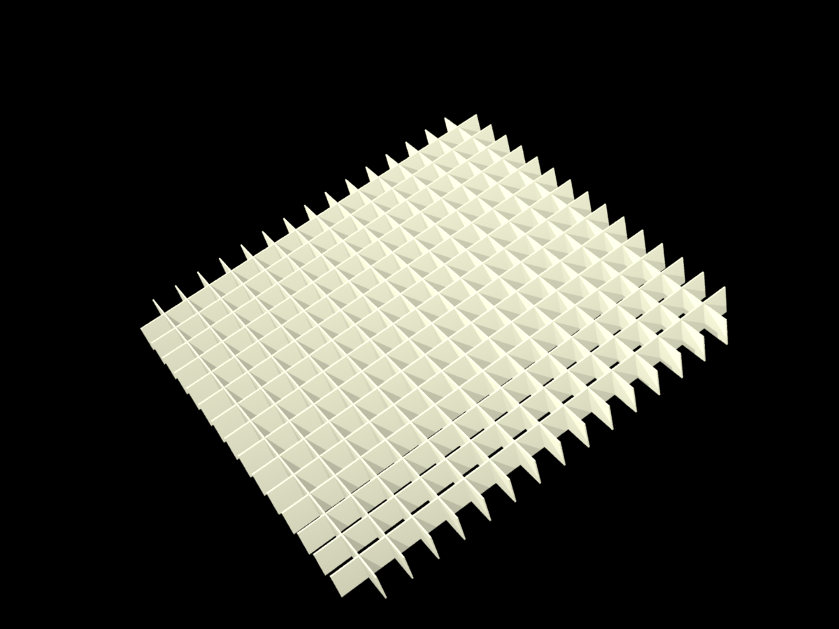 ALPHA, 16x16 pos. indd., 15mm, fiber, 7,5mm, 10stk