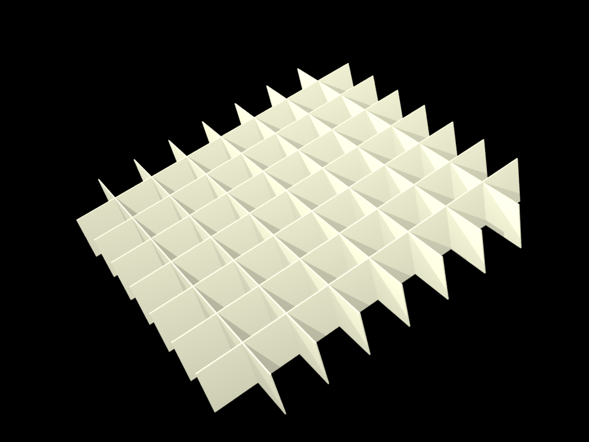 ALPHA, 8x8 pos. indd., 25mm, fiber, 15,7mm, 10stk