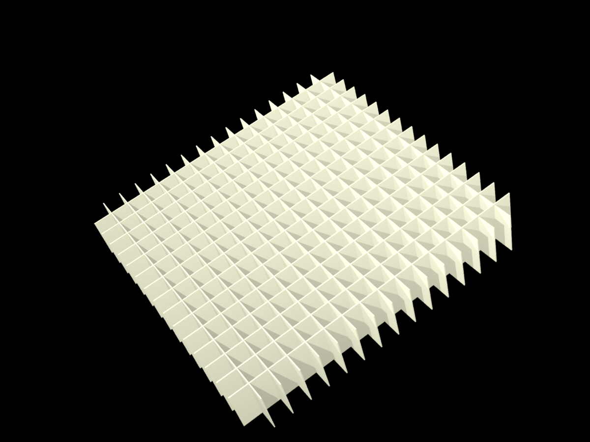 ALPHA, 16x16 pos. indd., 25mm, fiber, 7,5mm, 10stk