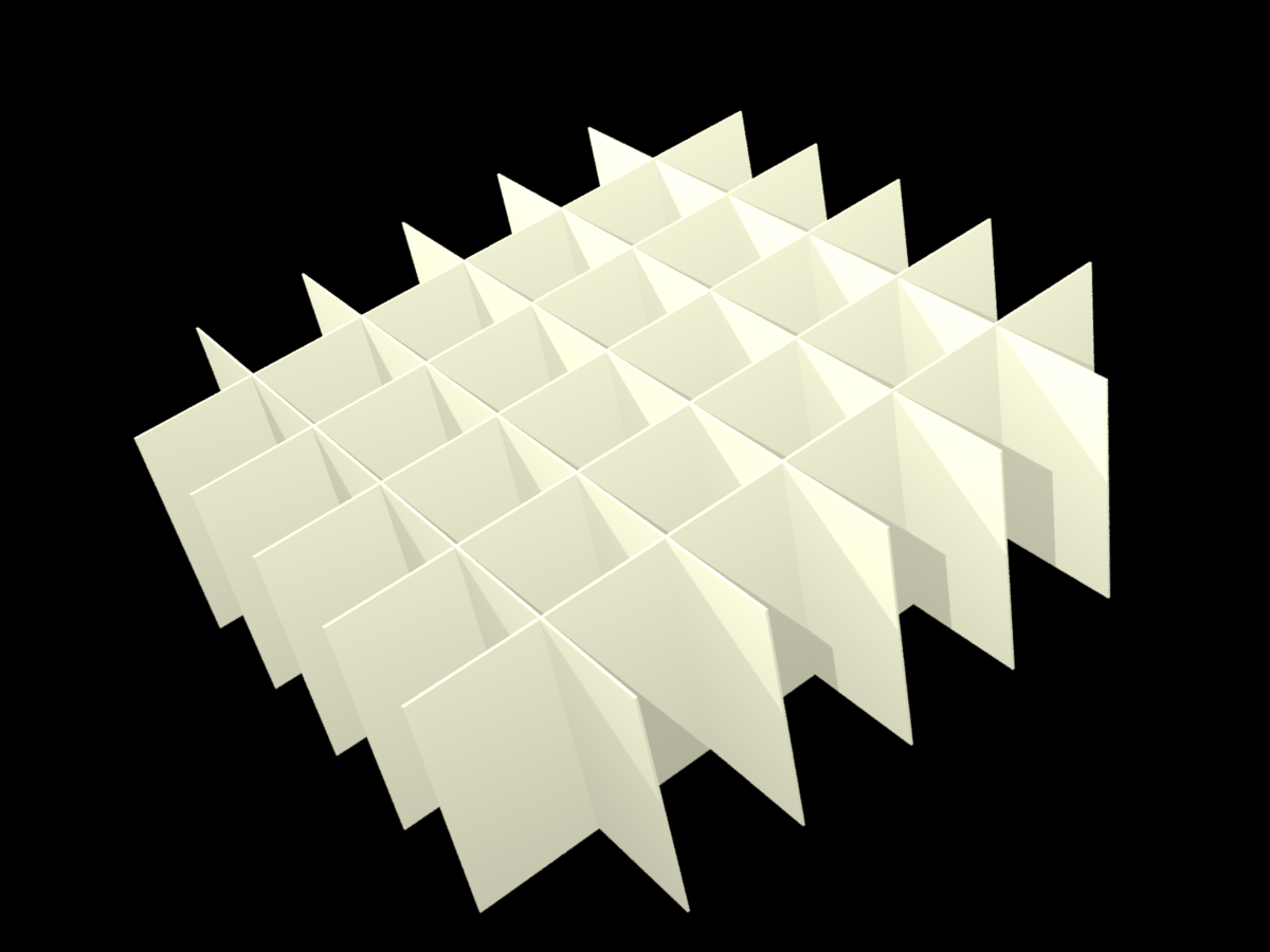 ALPHA, 6x6 pos. indd., 30mm, fiber, 21mm, 10stk