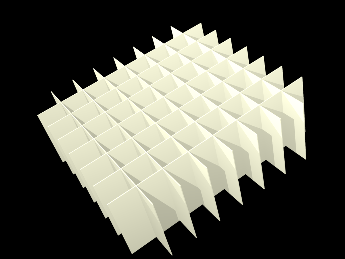 ALPHA, 8x8 pos. indd., 30mm, fiber, 15,7mm, 10stk