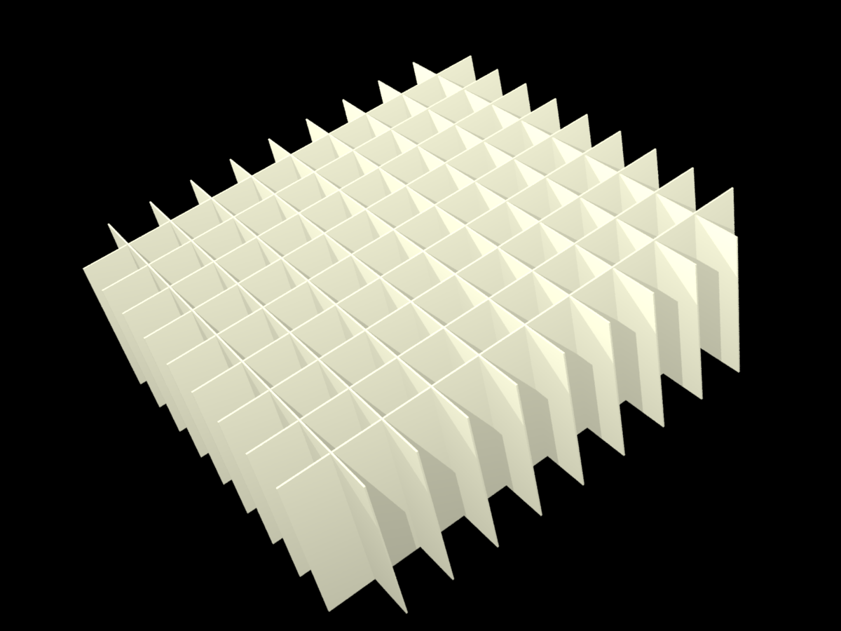 ALPHA, 10x10 pos. indd., 30mm, fiber, 12,5mm, 10st