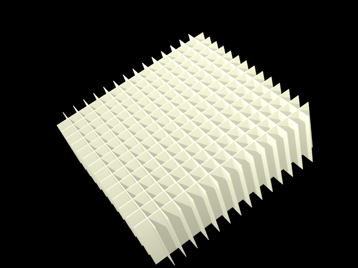 ALPHA, 15x15 pos. indd., 30mm, fiber, 8mm, 10stk