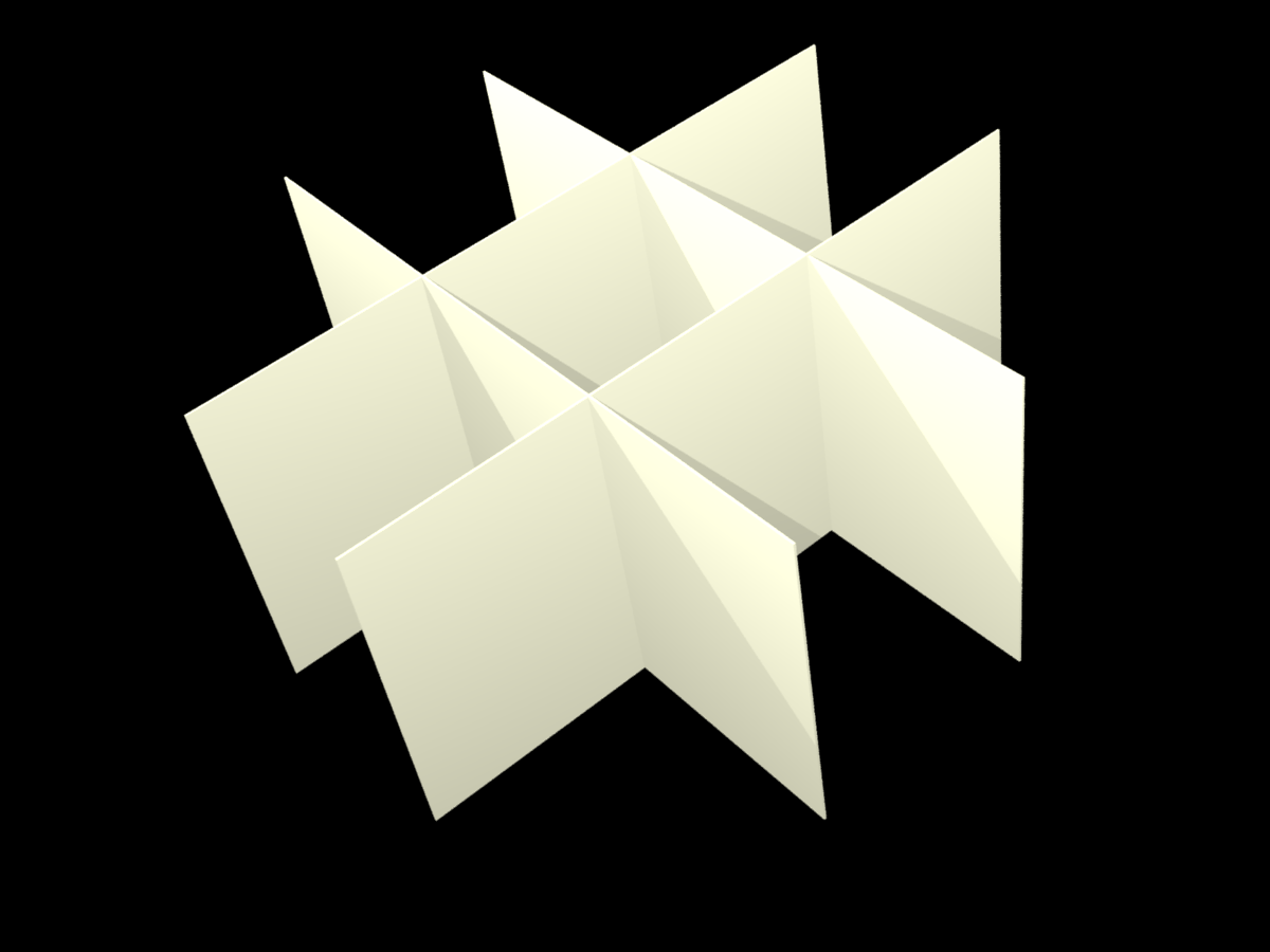 ALPHA, 3x3 pos. indd., 65mm, fiber, 42,9mm, 10stk