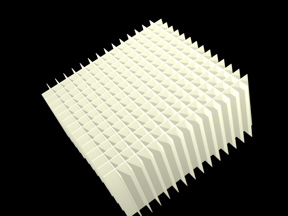 ALPHA, 15x15 pos. indd., 65mm, fiber, 8mm, 10stk