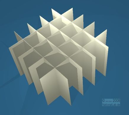 ALPHA, 5x5 pos. indd., 80mm, fiber, 25,5mm, 10stk