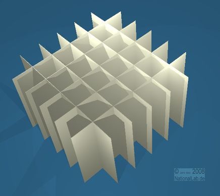 ALPHA, 6x6 pos. indd., 80mm, fiber, 21mm, 10stk