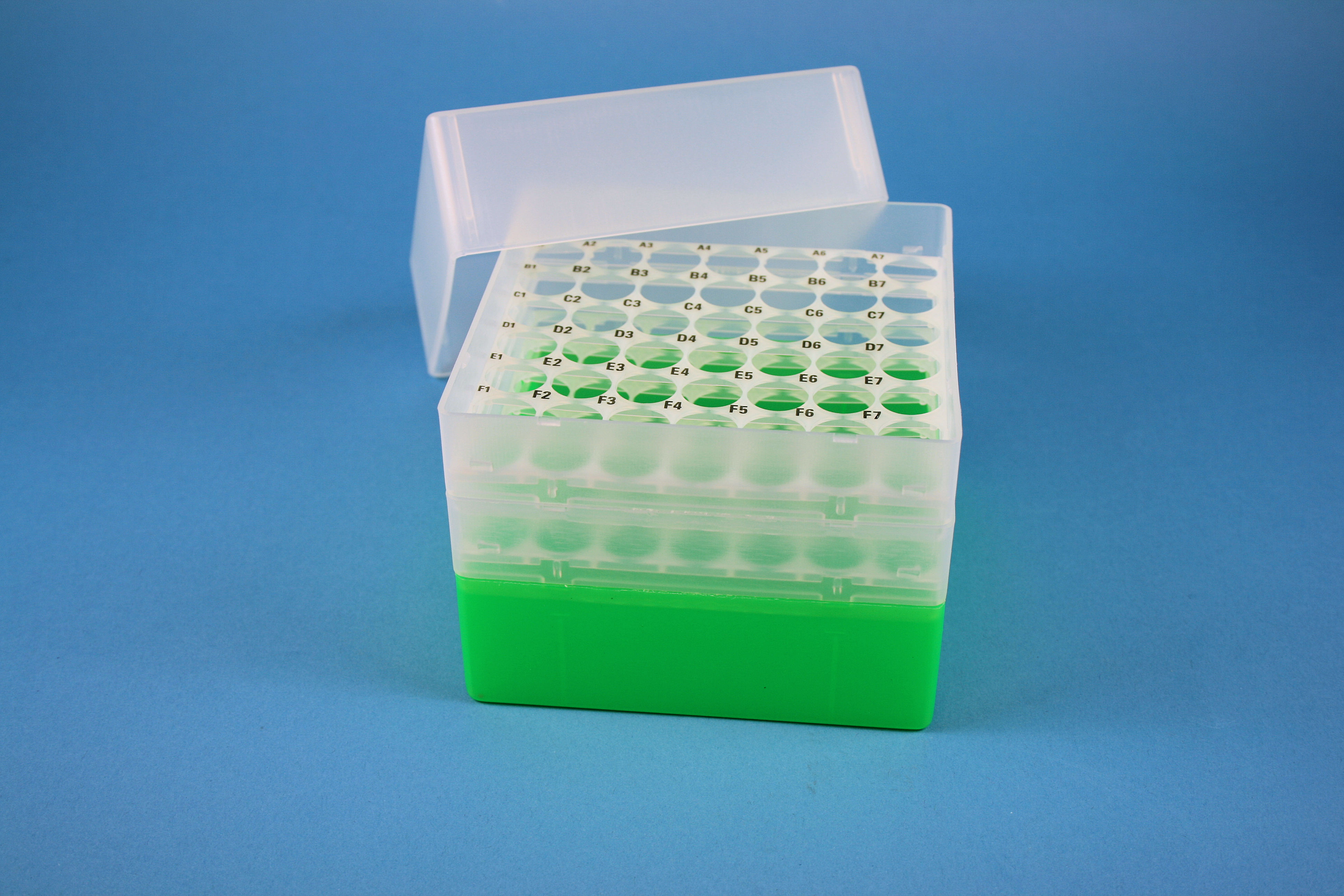 EPPi Box 67, 7x7, n-grøn, 67mm, fast, PP, 16,5mm