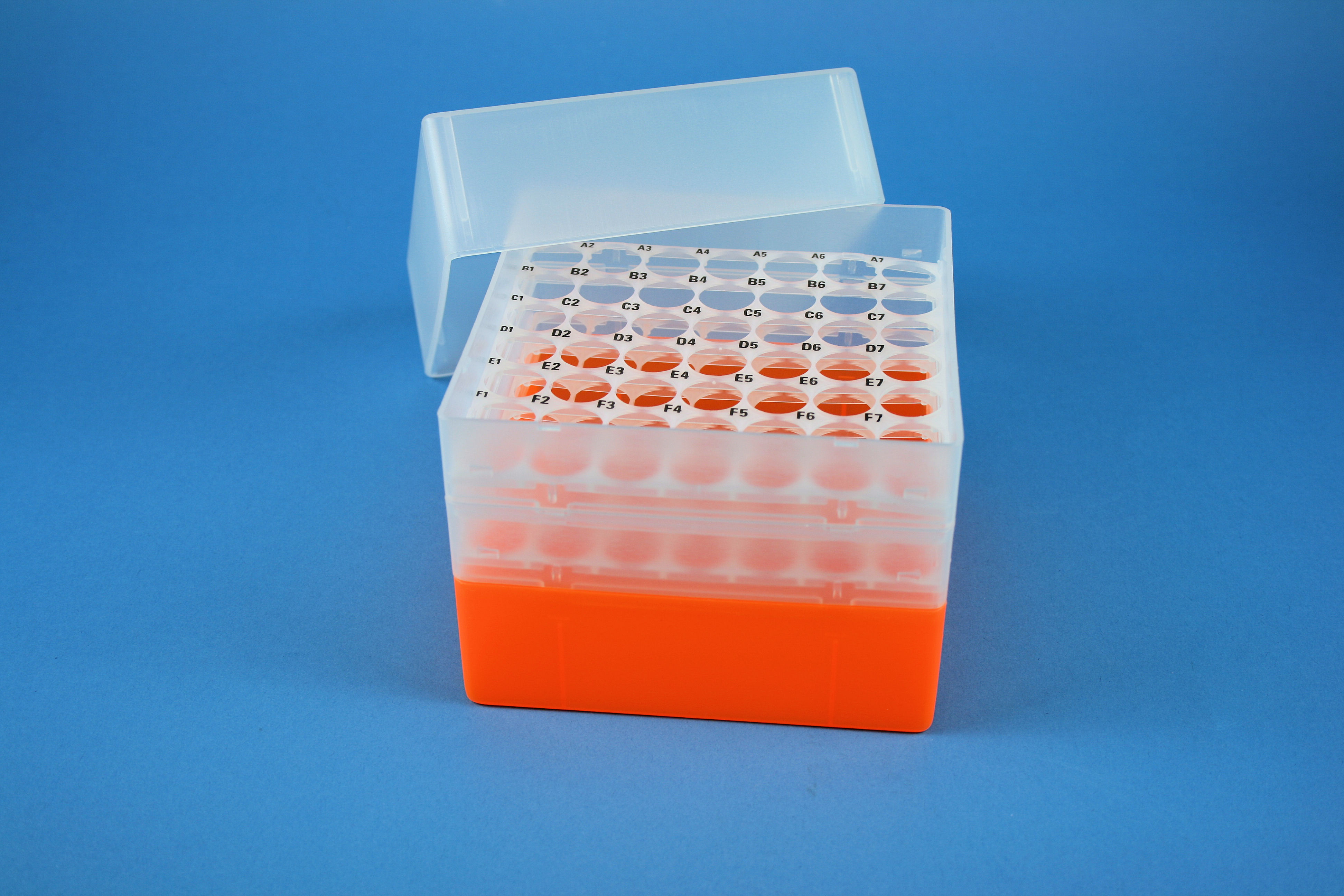 EPPi Box 67, 7x7, n-orange, 67mm, fast, PP, 16,5