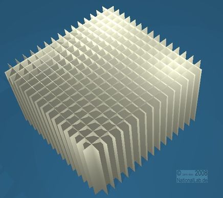 ALPHA, 16x16 pos. indd., 80mm, fiber, 7,5mm, 10stk