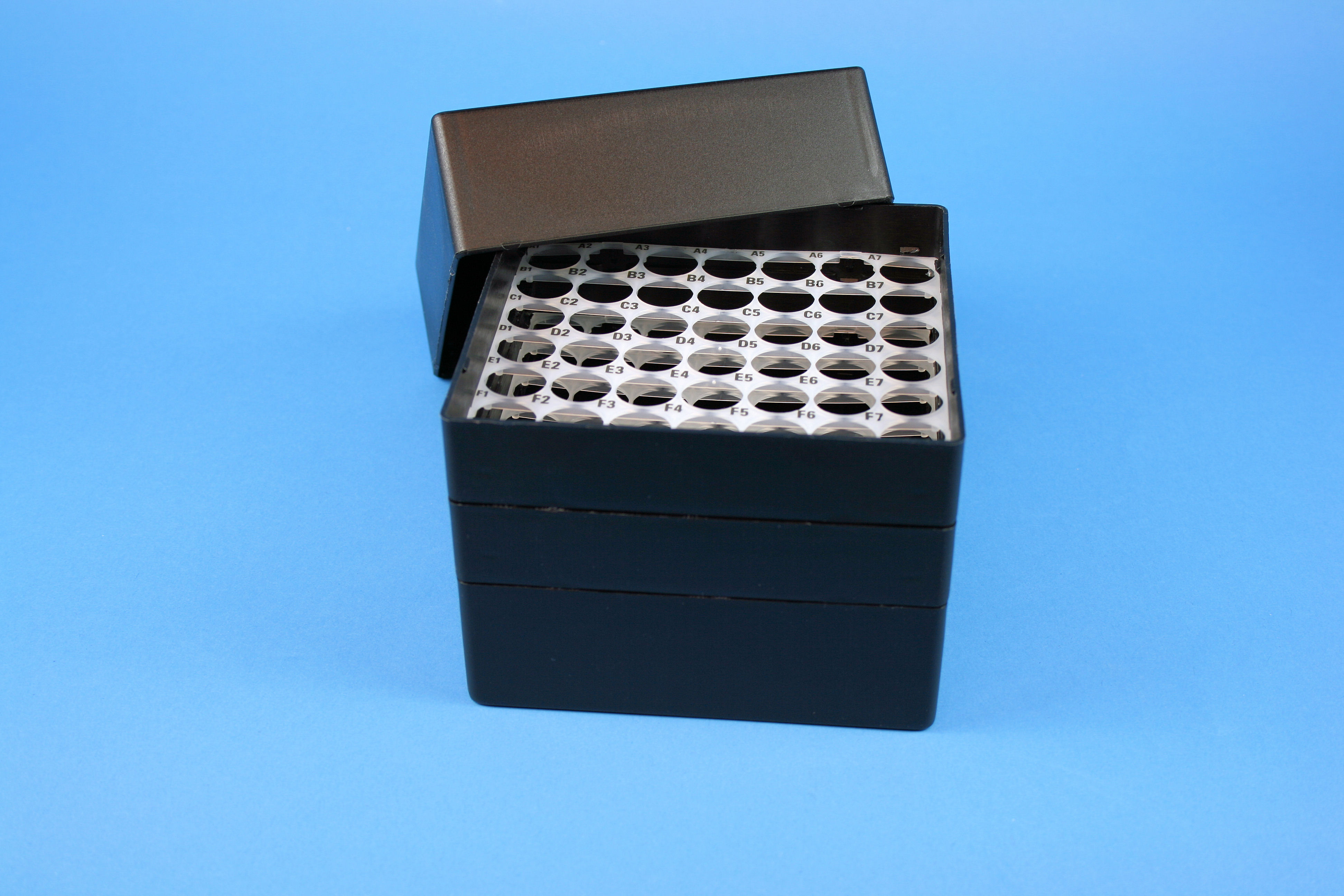 EPPi Box 67, 7x7, sort/sort, 67mm, fast, PP, 16,