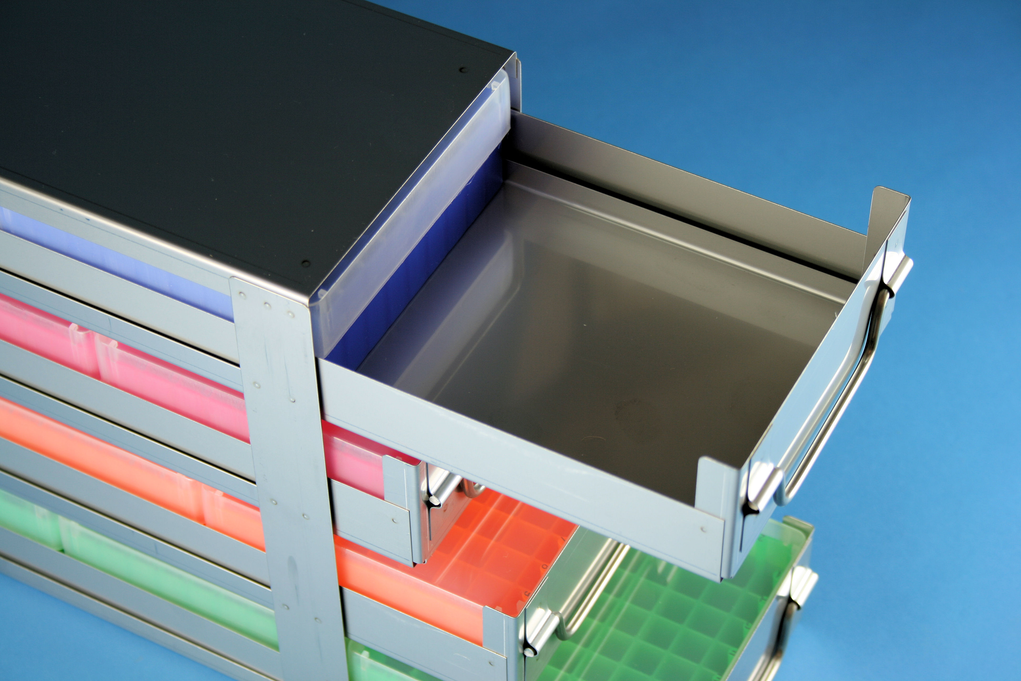 EPPi skuffereol 70 + 75, for 8 boxe, 76mm, HÅSL