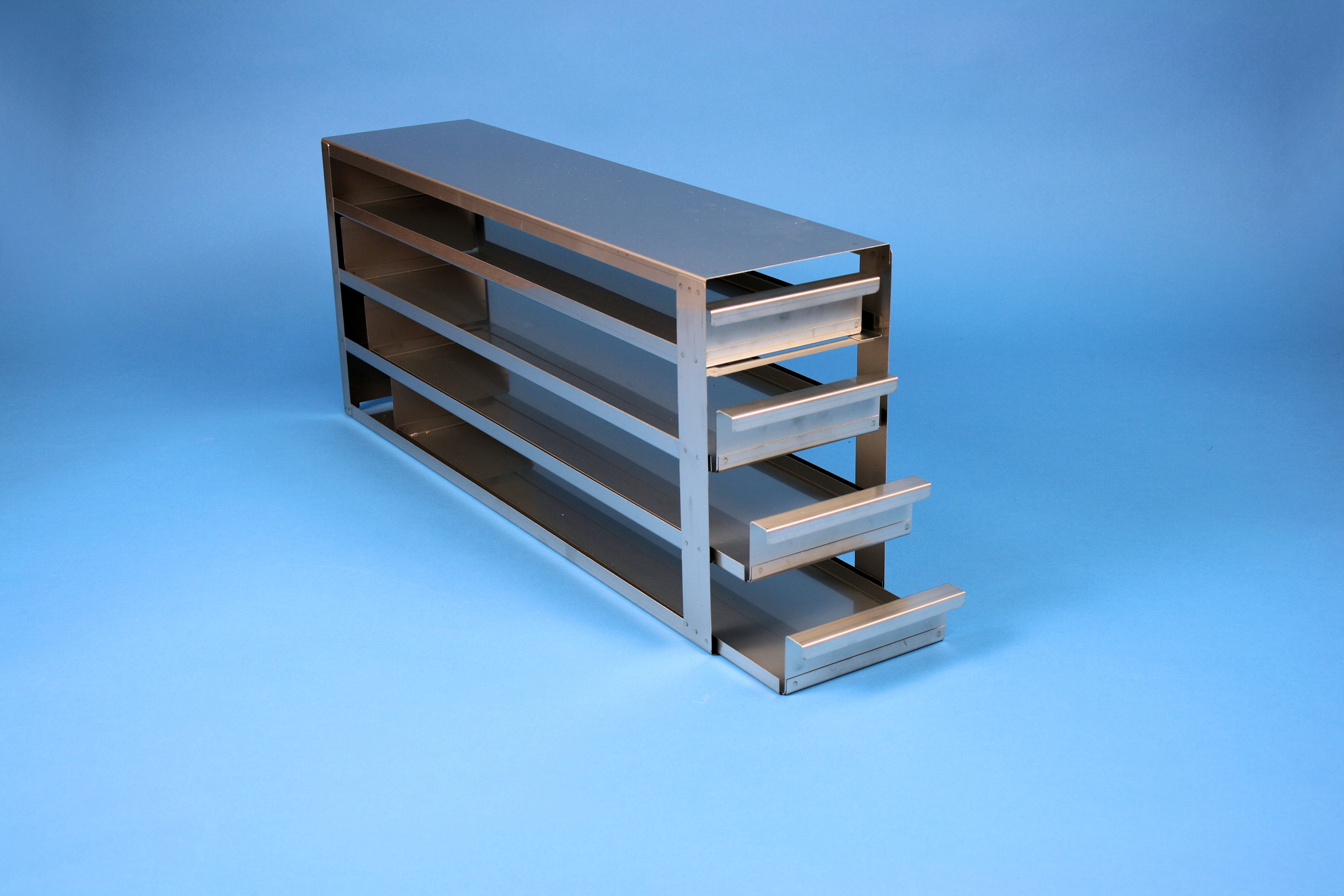 ALPHA skuffereol 50, for 16 boxe, 53mm, LHÅSL