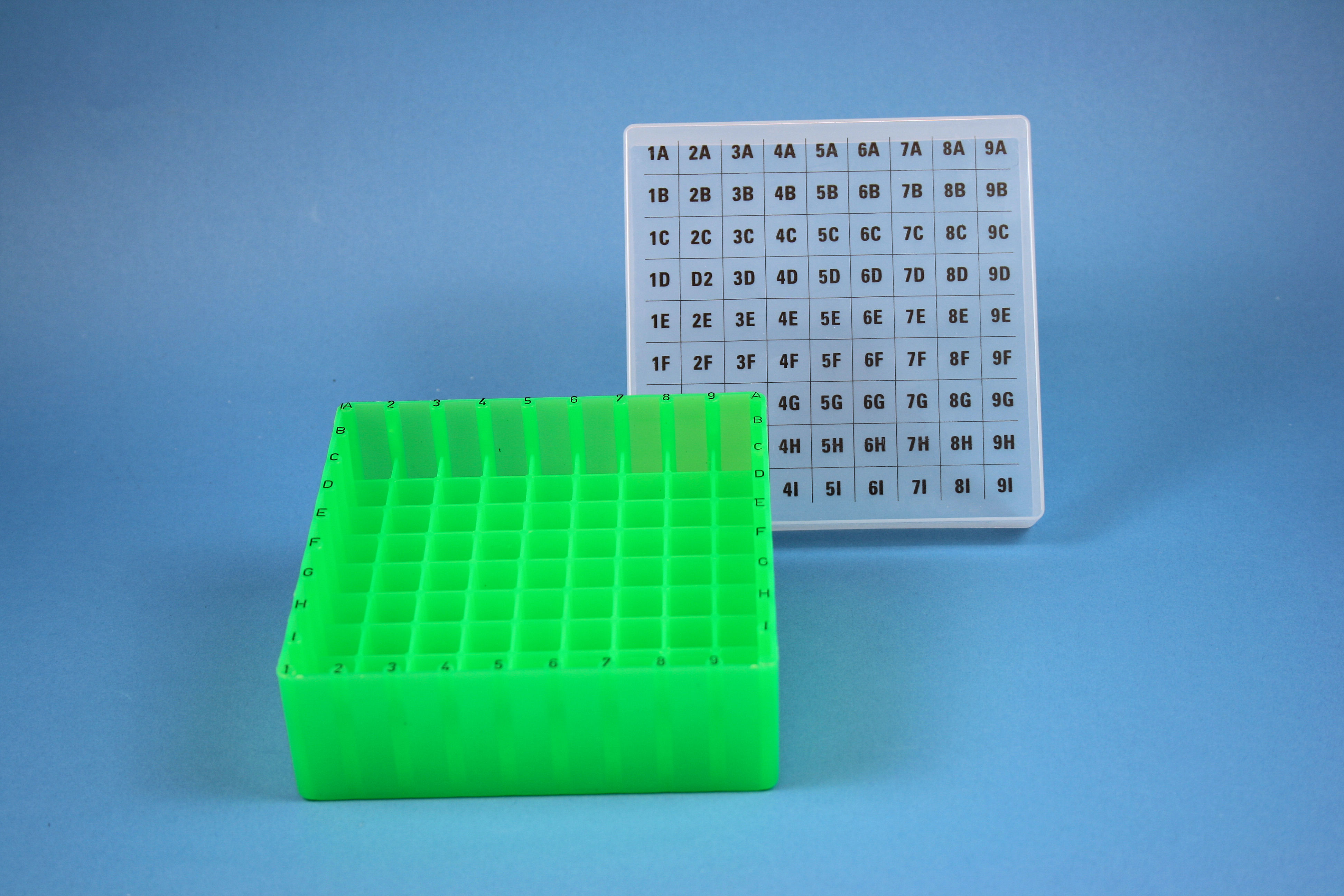 EPPi Box 50, 9x9, n-grøn, 52mm, fast, PP, 12,5mm,