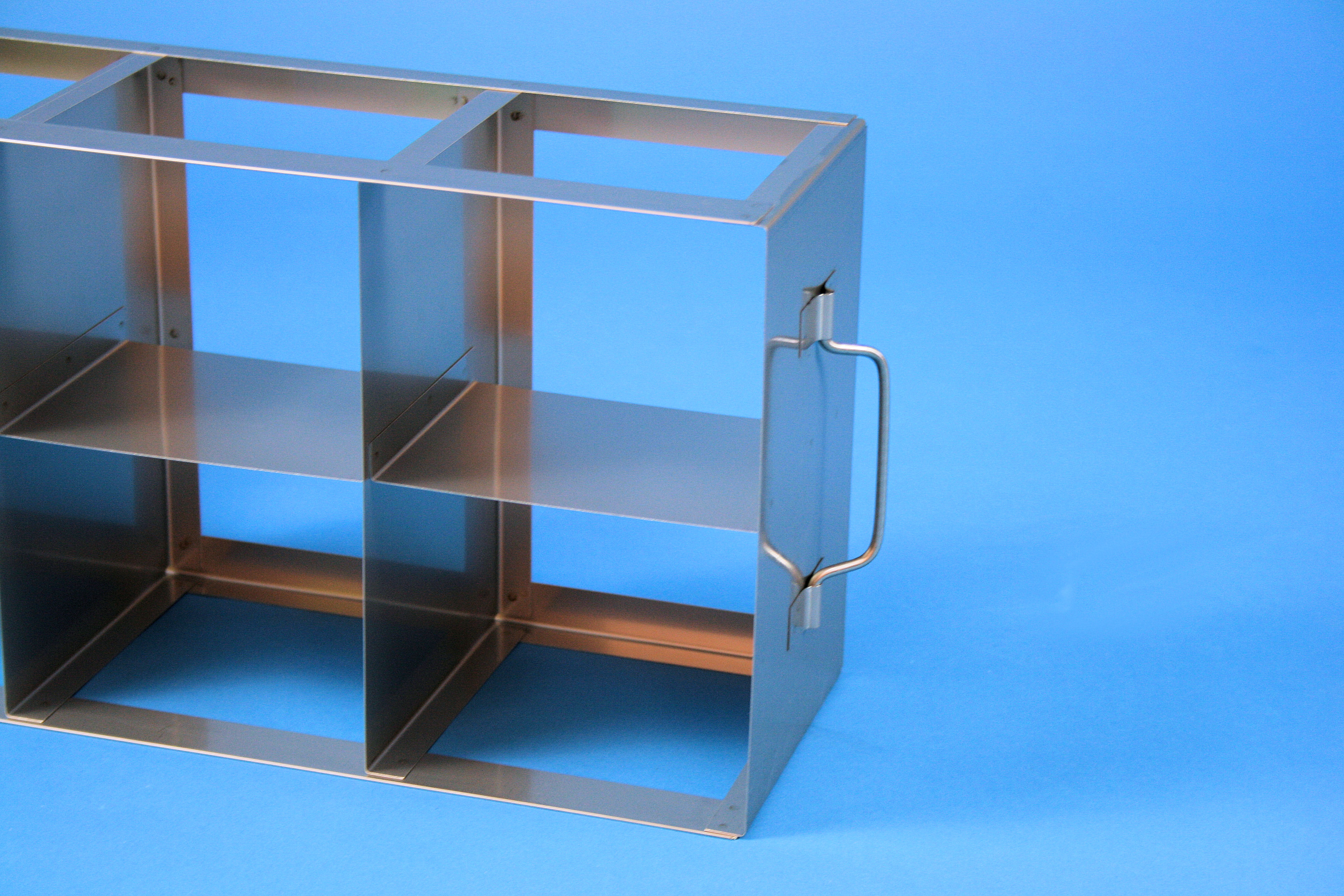 ALPHA vandret reol 100, for 10 boxe, 103mm