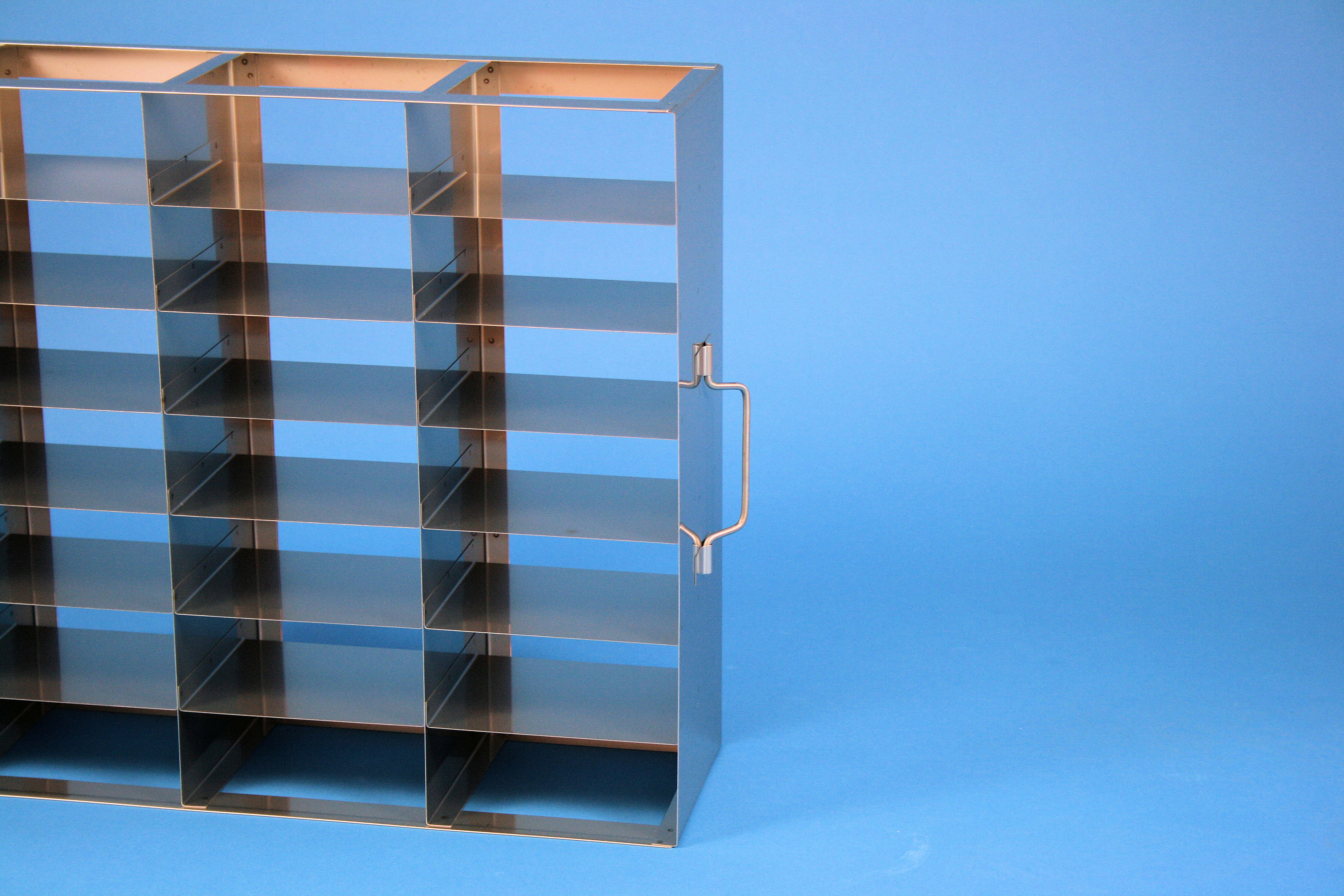 ALPHA vandret reol 50, for 35 boxe, 53mm