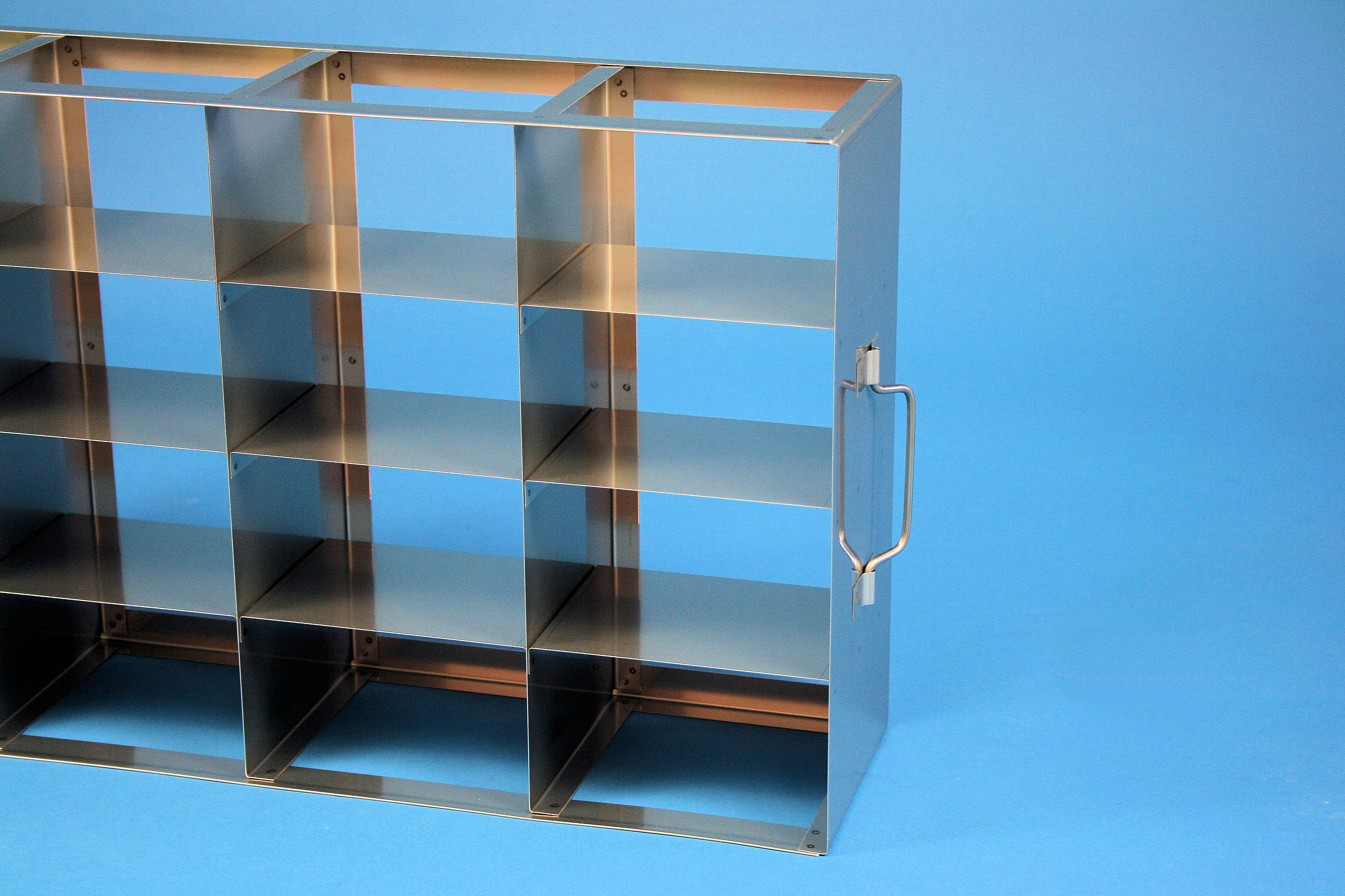 ALPHA vandret reol 75, for 20 boxe, 78mm