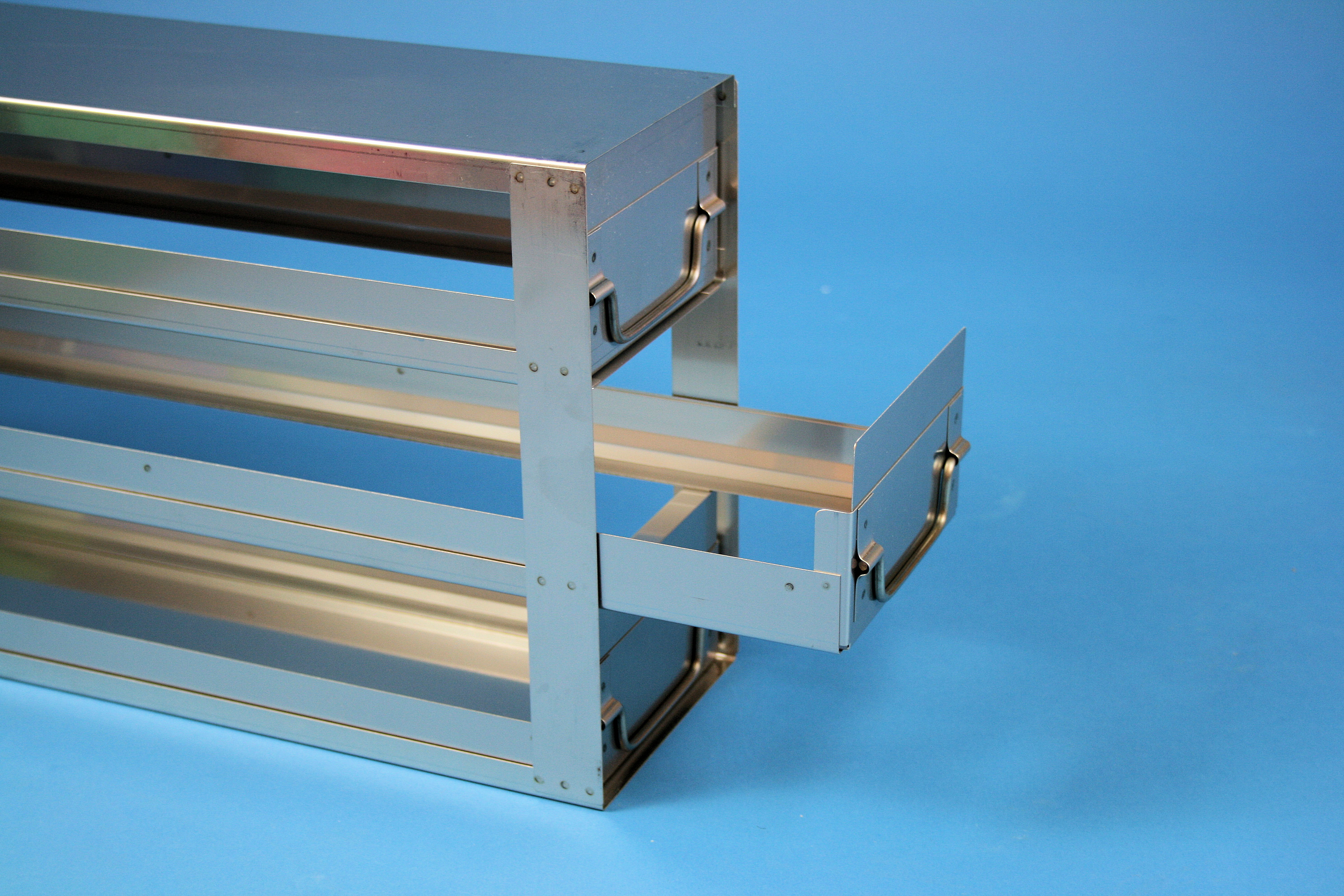 ALPHA skuffereol 75, for 9 boxe, 78mm