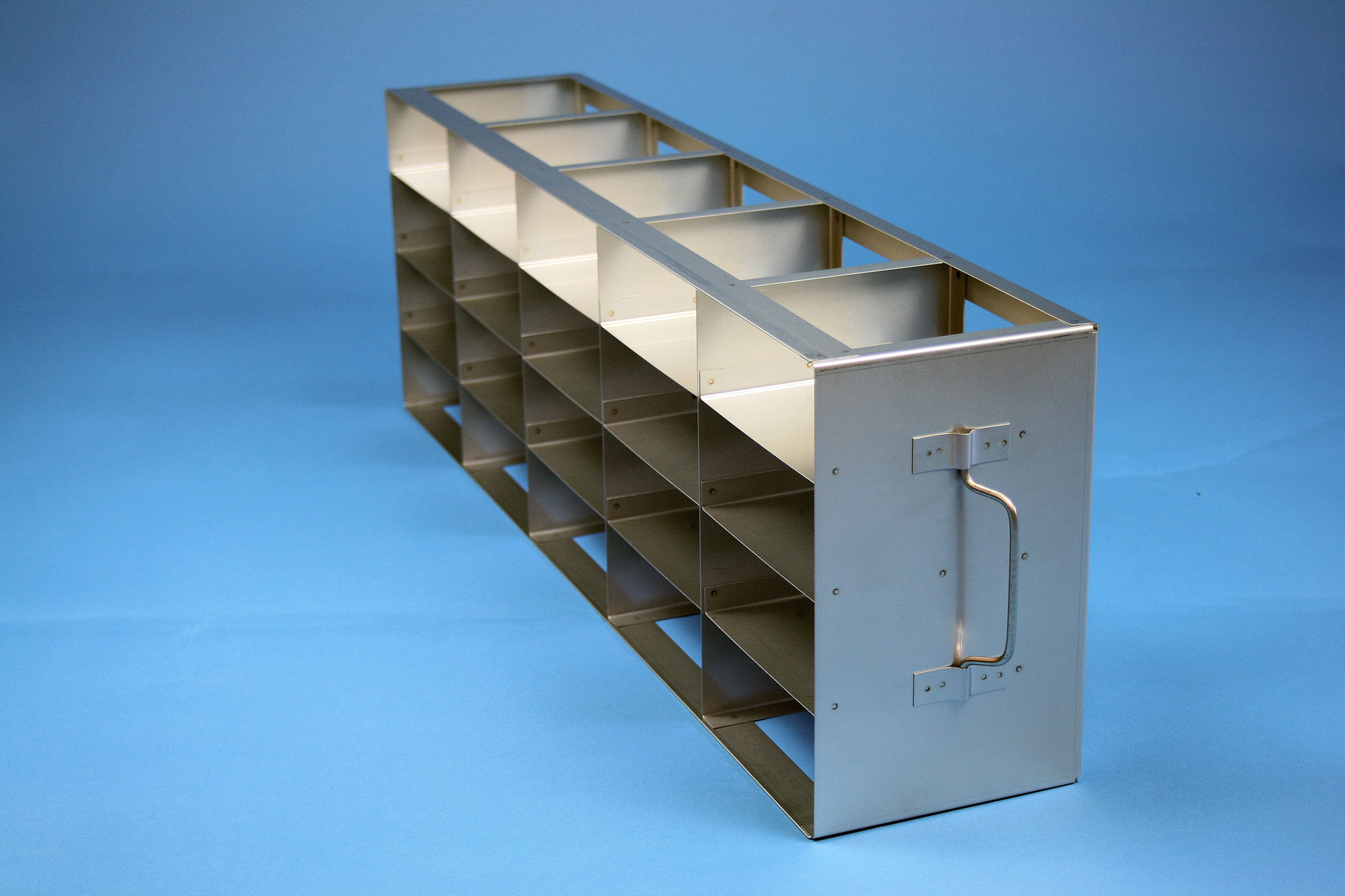 ALPHA vandret reol 50, for 20 boxe, 53mm, HÅ