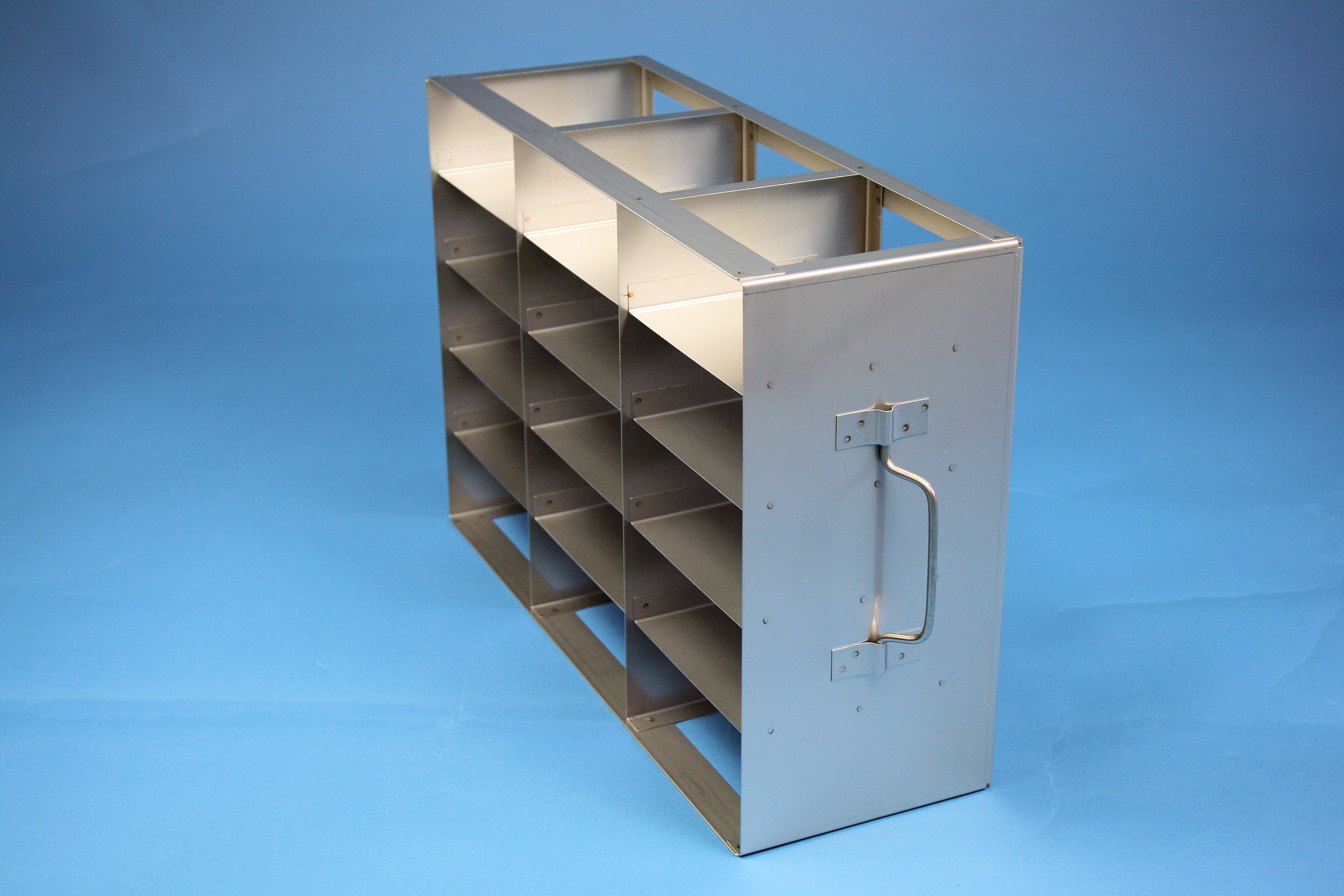 ALPHA vandret reol 50, for 15 boxe, 53mm