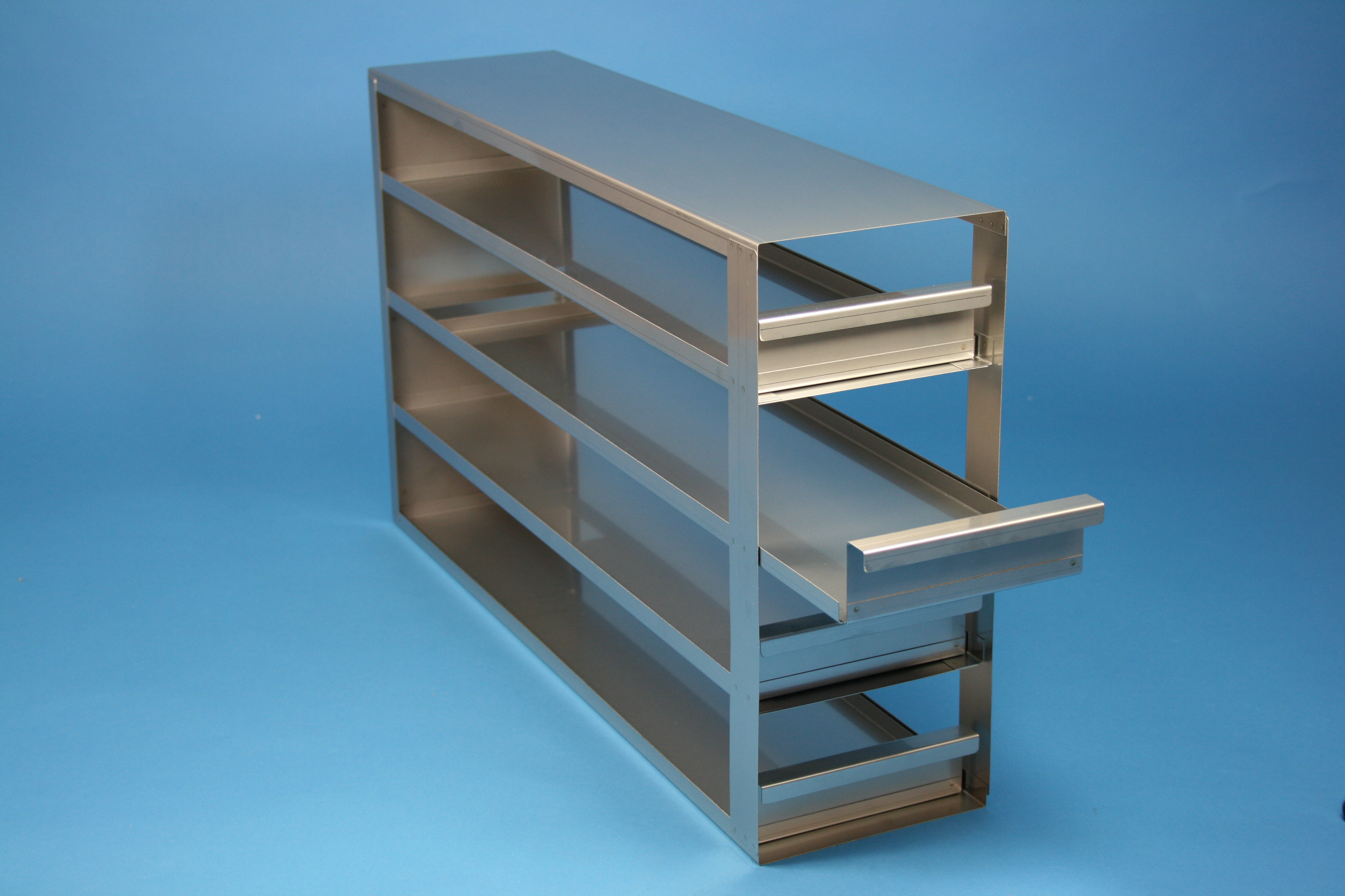 EPPi skuffereol 80, for 16 boxe, 80mm, LHÅSL