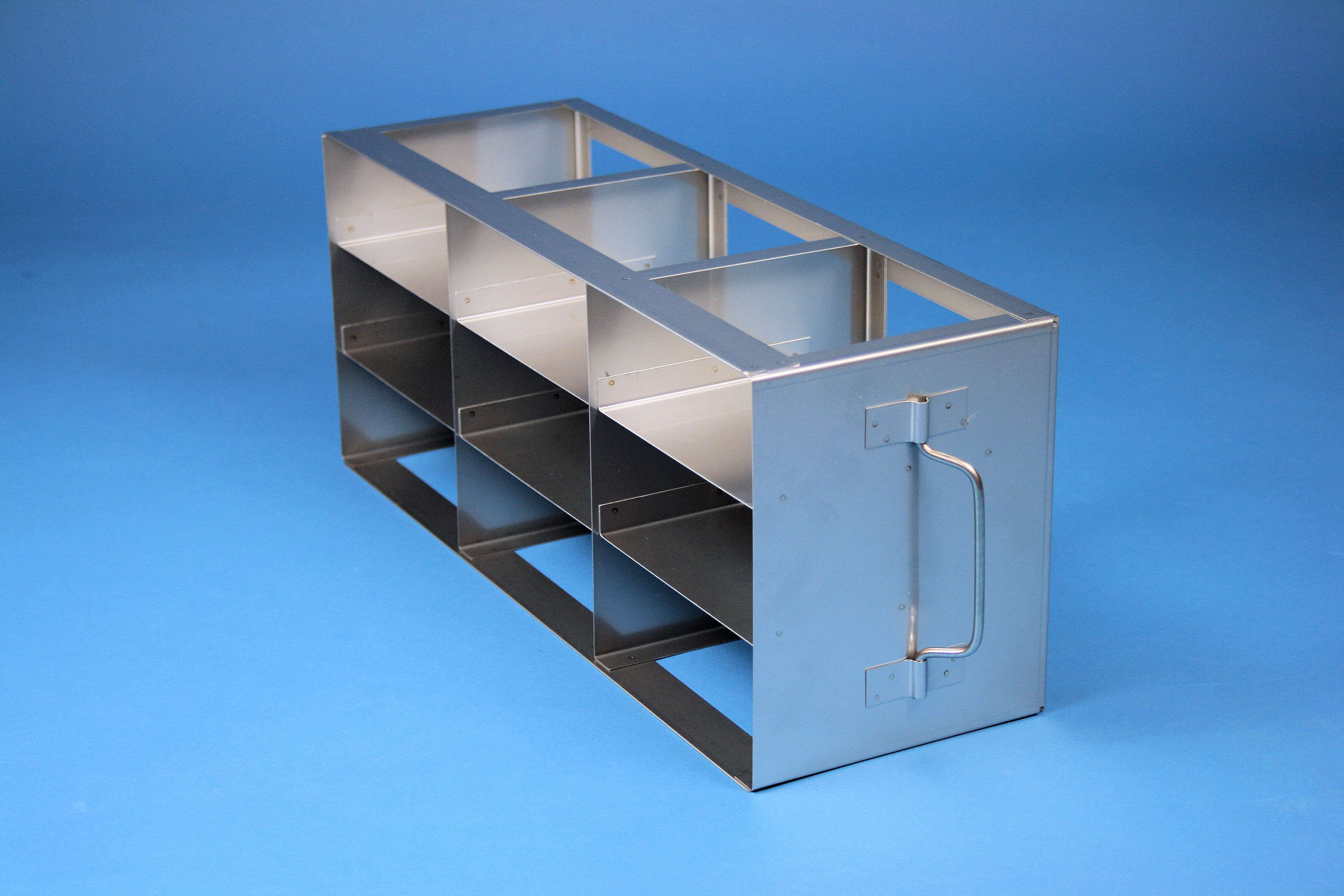 ALPHA vandret reol 50, for 9 boxe, 53mm