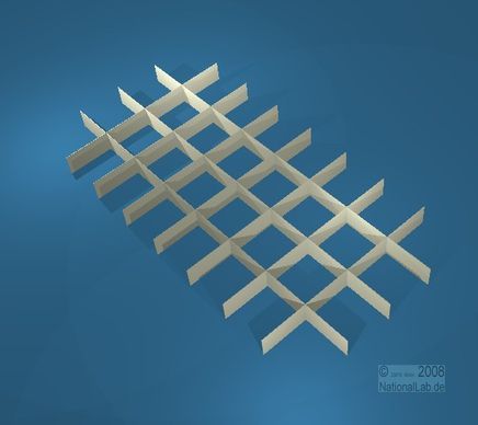 ALPHA L, 4x8 pos. indd., 15mm, fiber, 32mm, 10stk