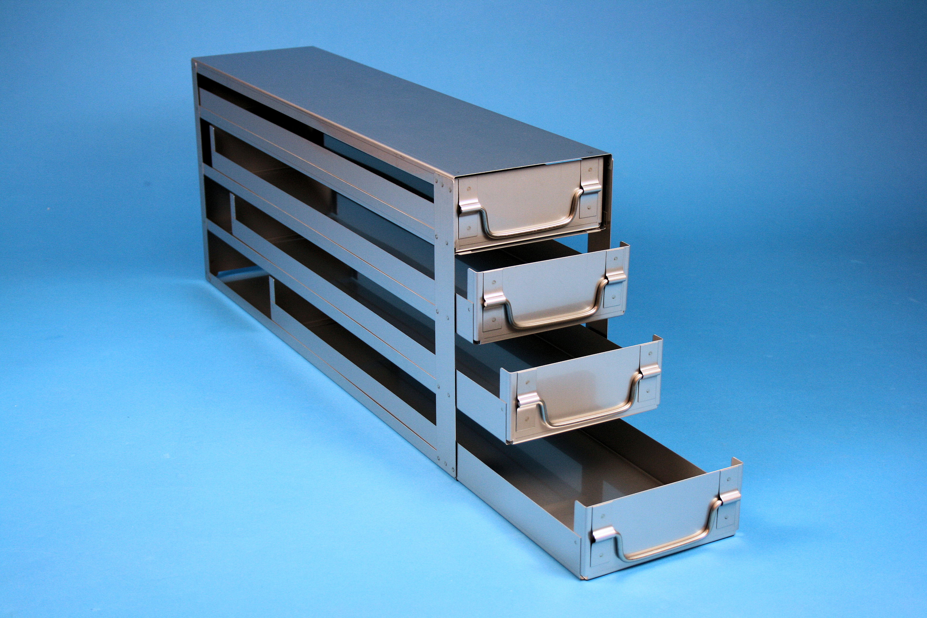 ALPHA skuffereol 50, for 16 boxe, 53mm, HÅSL