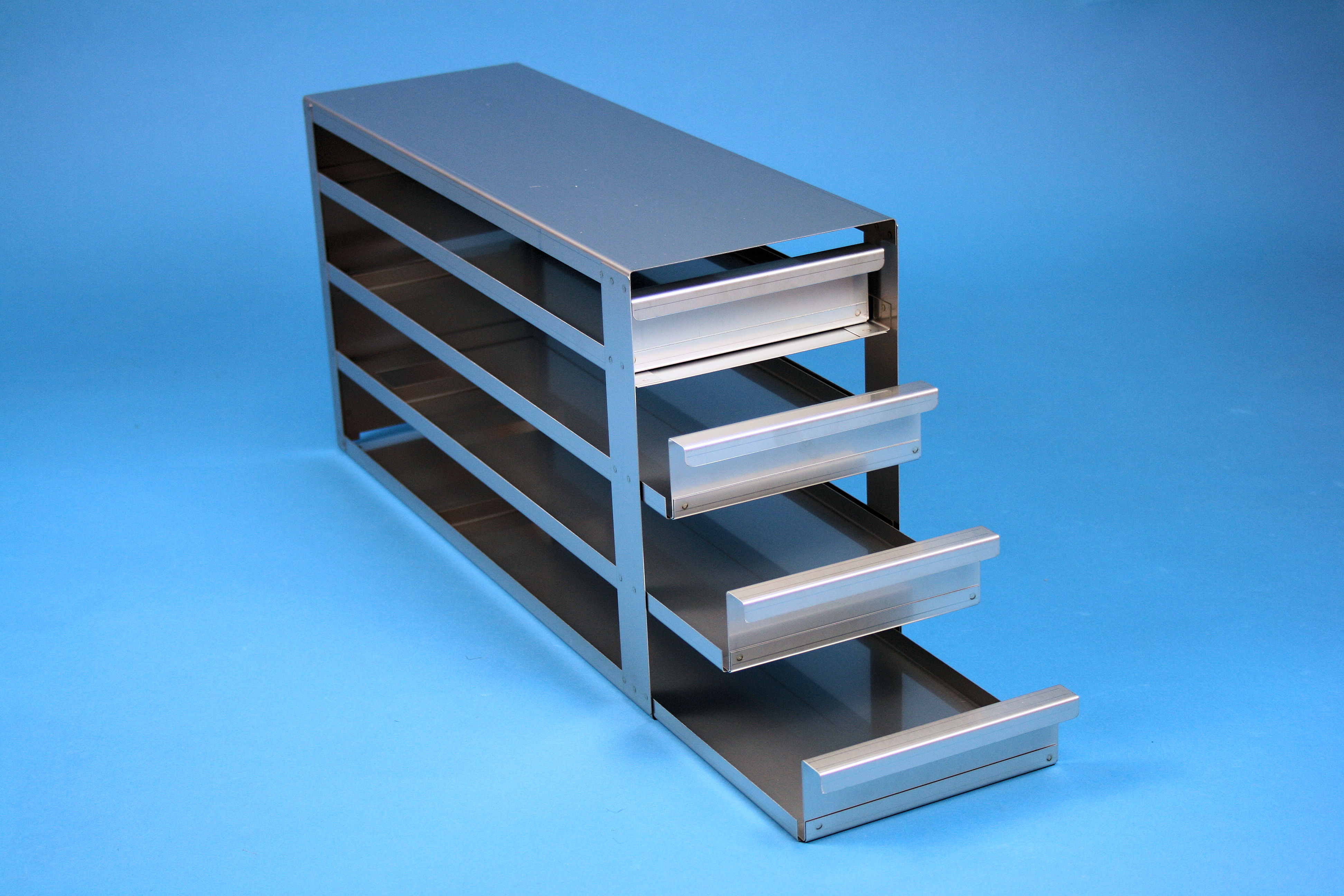 ALPHA skuffereol 50, for 12 boxe, 53mm, LHÅSL