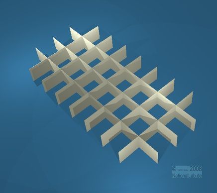 ALPHA L, 4x8 pos. indd., 25mm, fiber, 32mm, 10stk