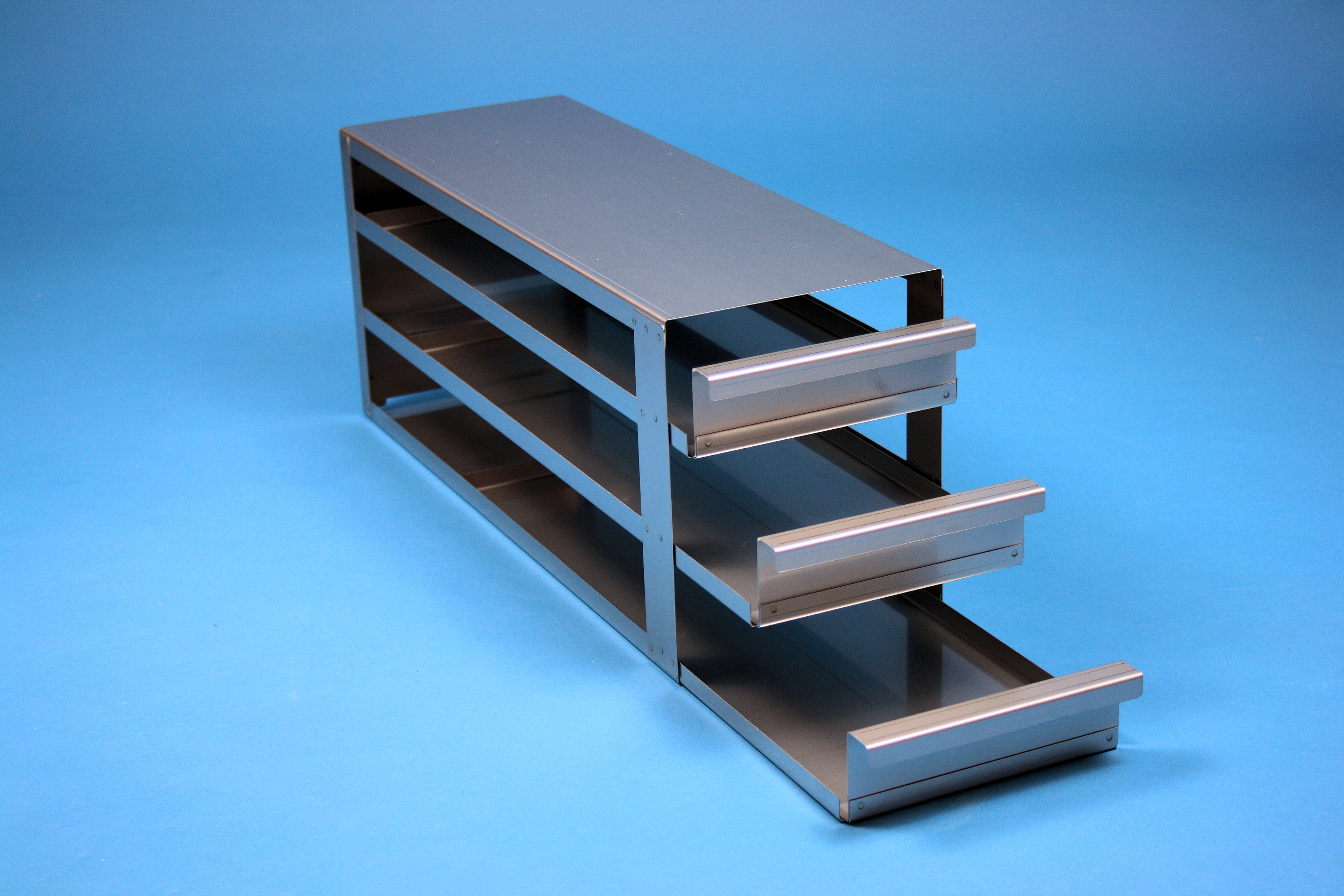 ALPHA skuffereol 50, for 9 boxe, 53mm, LHÅSL