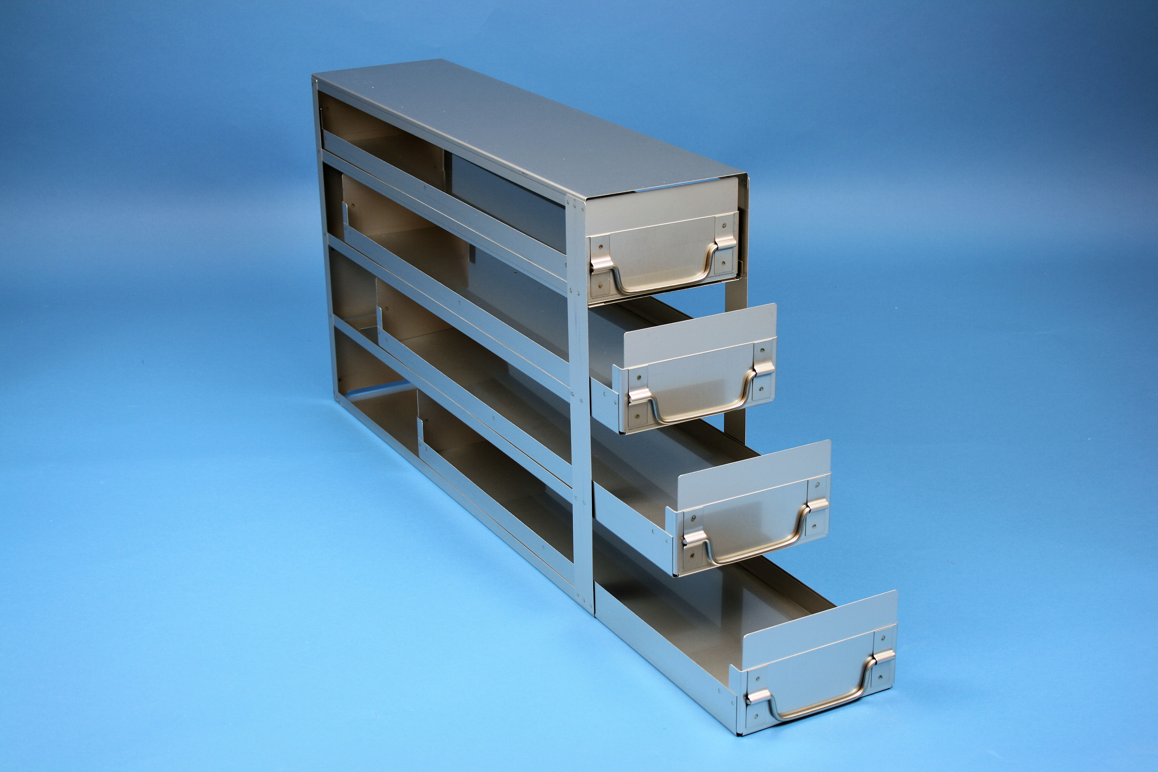 ALPHA skuffereol 75, for 16 boxe, 78mm, HÅSL