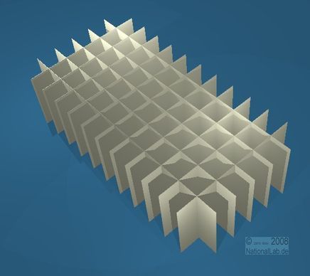 ALPHA L, 6x12 pos. indd., 65mm, fiber, 21mm, 10stk