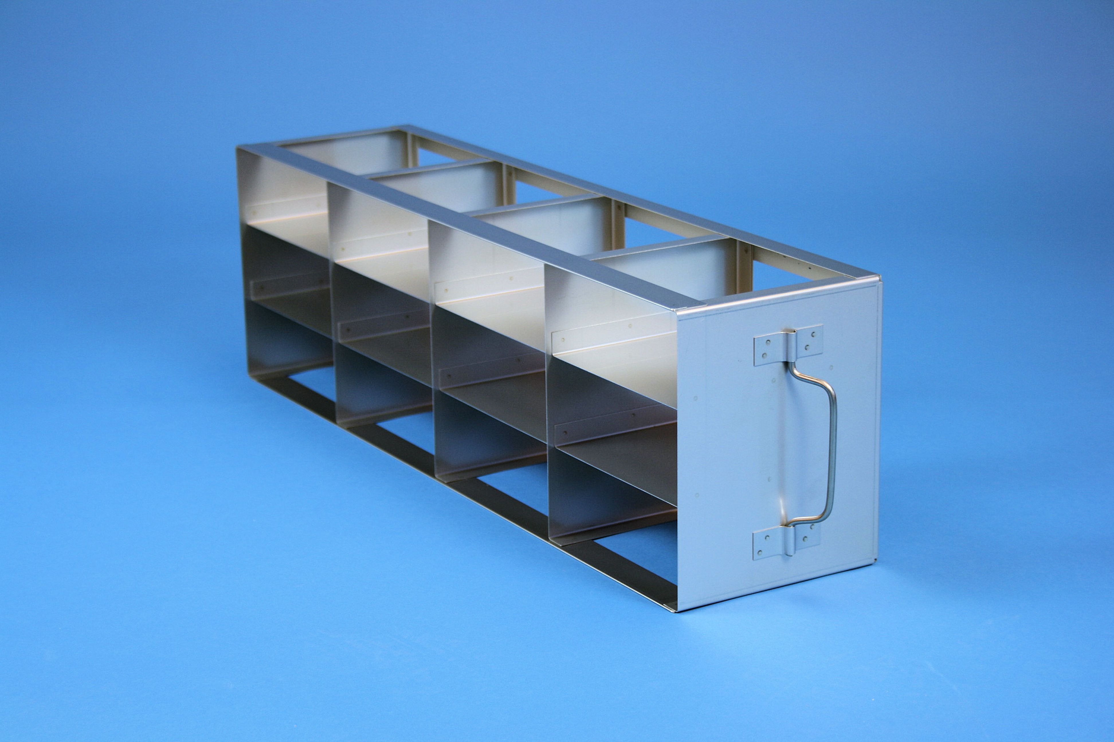 ALPHA vandret reol 50, for 12 boxe, 53mm, HÅ