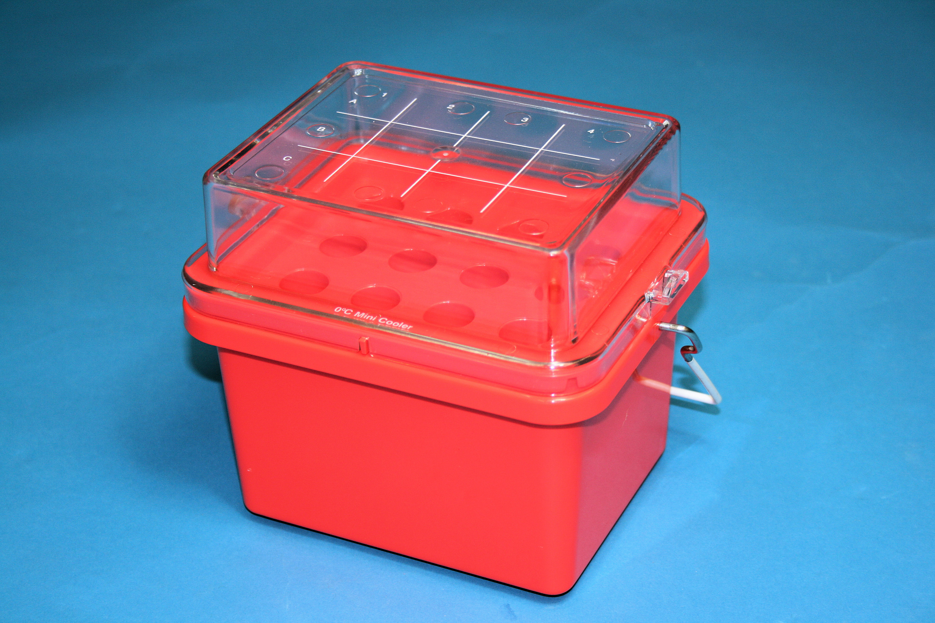 Isotherm Mini Cooler 0€C, 4x3 pos, Ø12-13mm, red