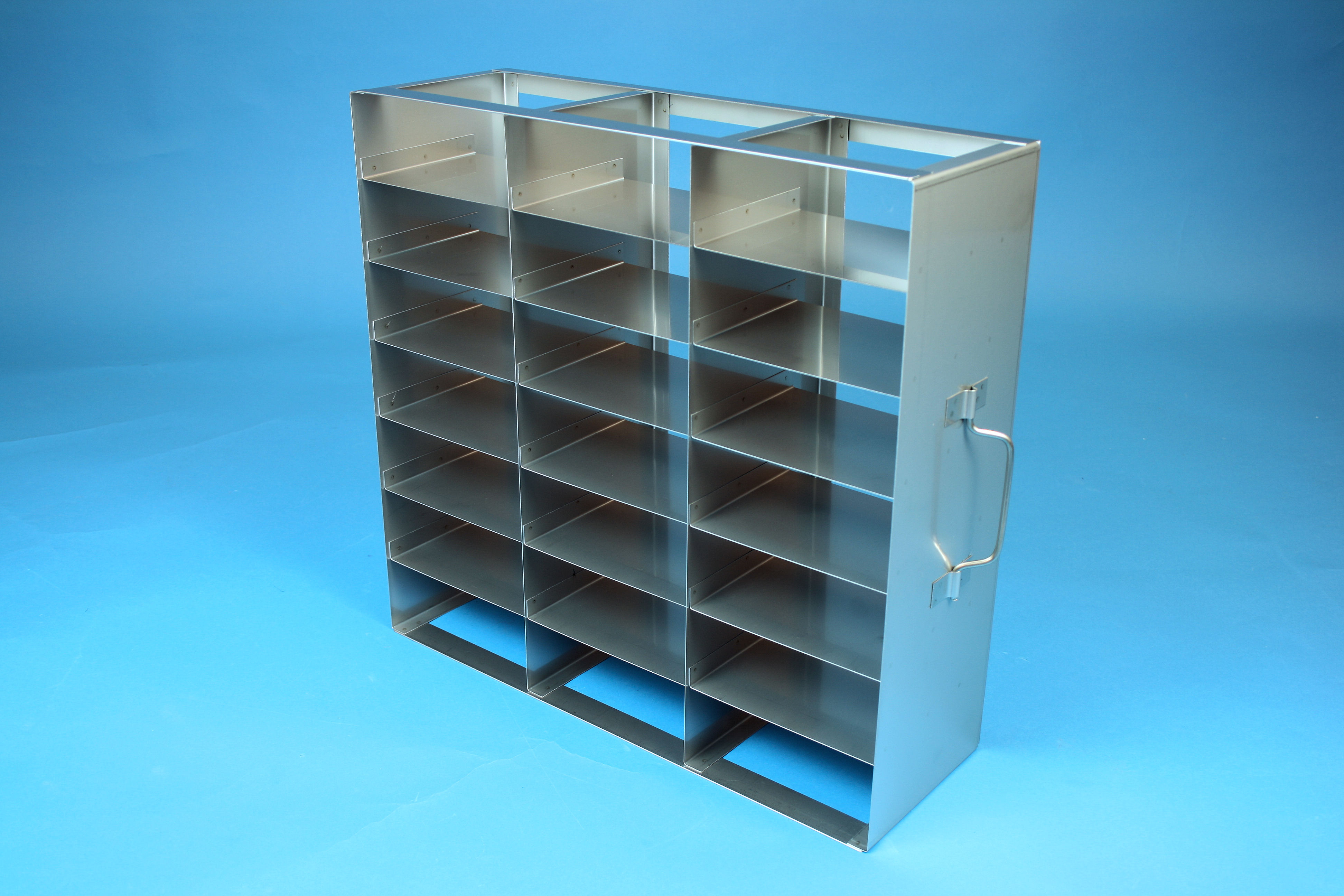 ALPHA vandret reol 50, for 21 boxe, 53mm