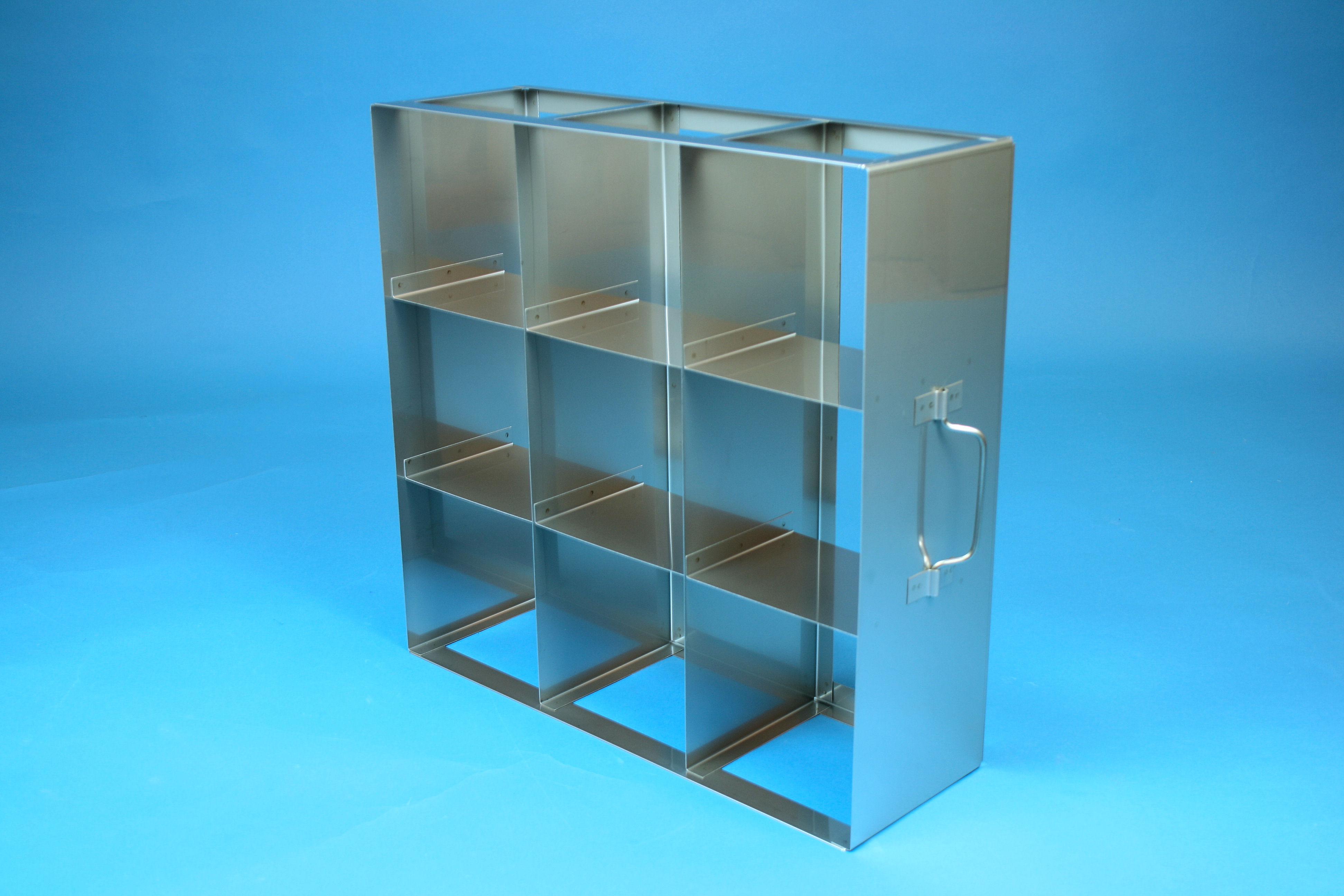 ALPHA vandret reol 130, for 9 boxe, 133mm