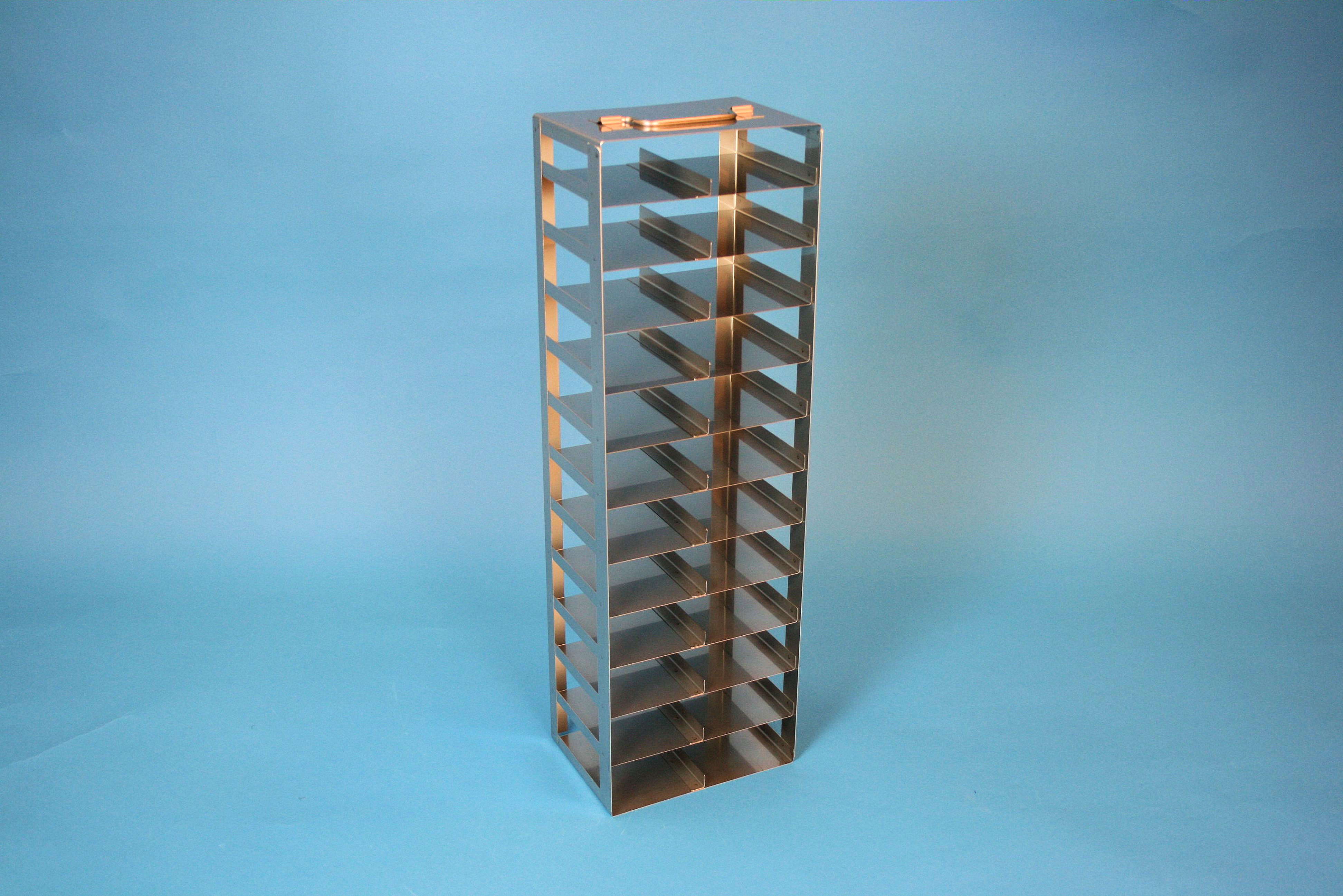 Mikrotiter lodret reol, for 24 plader, 58mm (12x2)