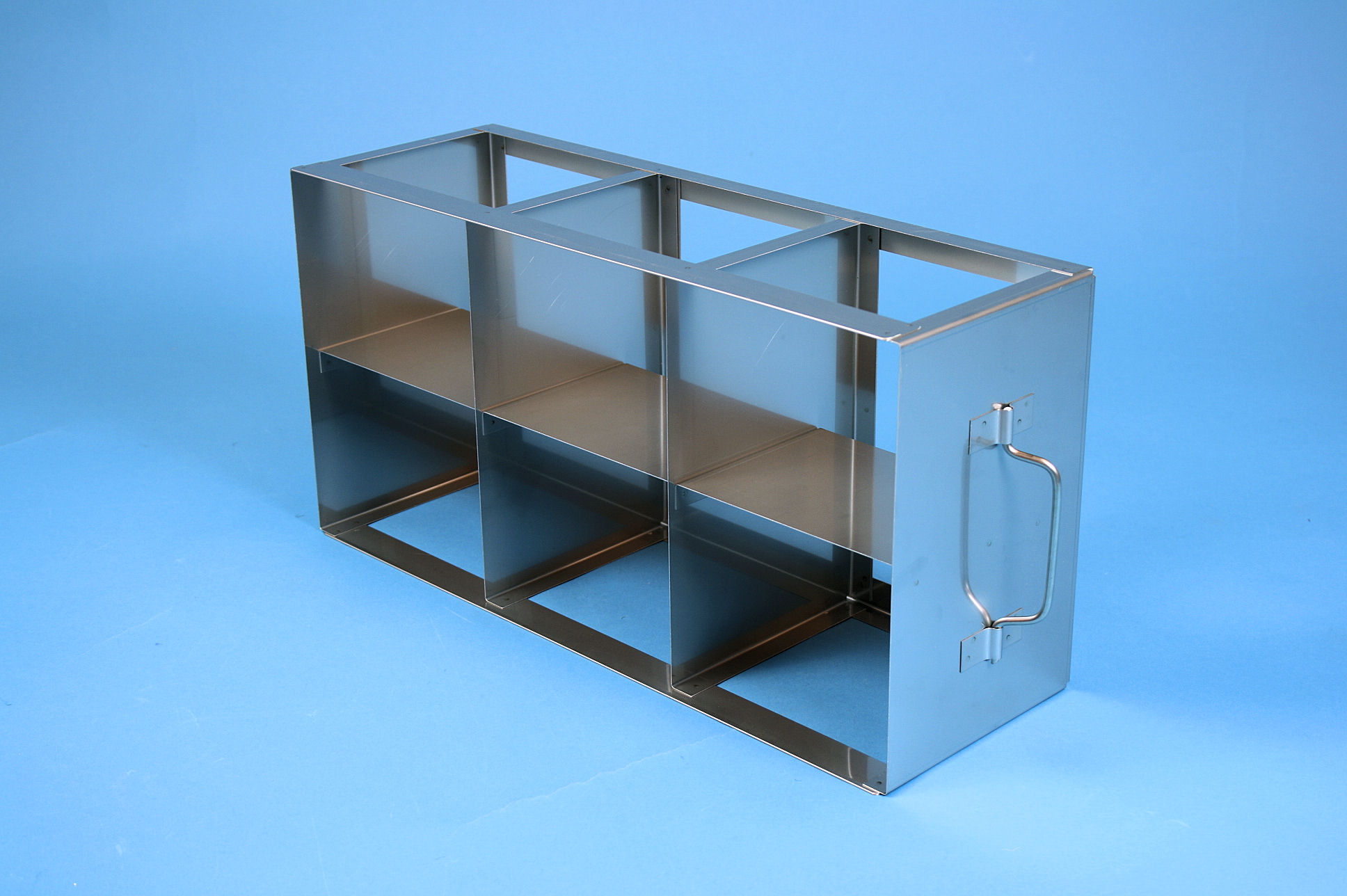 ALPHA vandret reol 100, for 6 boxe, 103mm