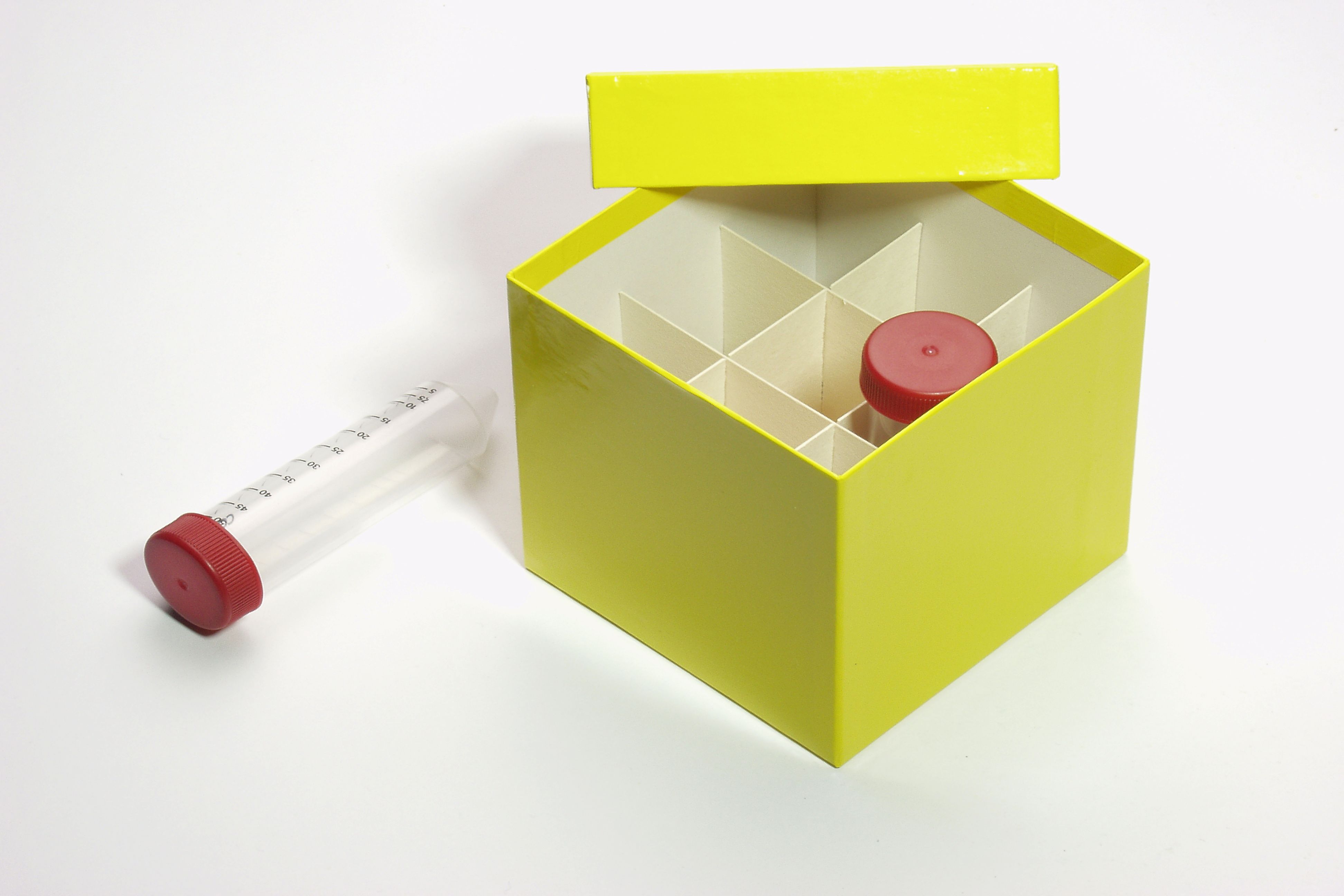 CellBox Mini, 3x3, gul, 128mm, fiber, 34mm