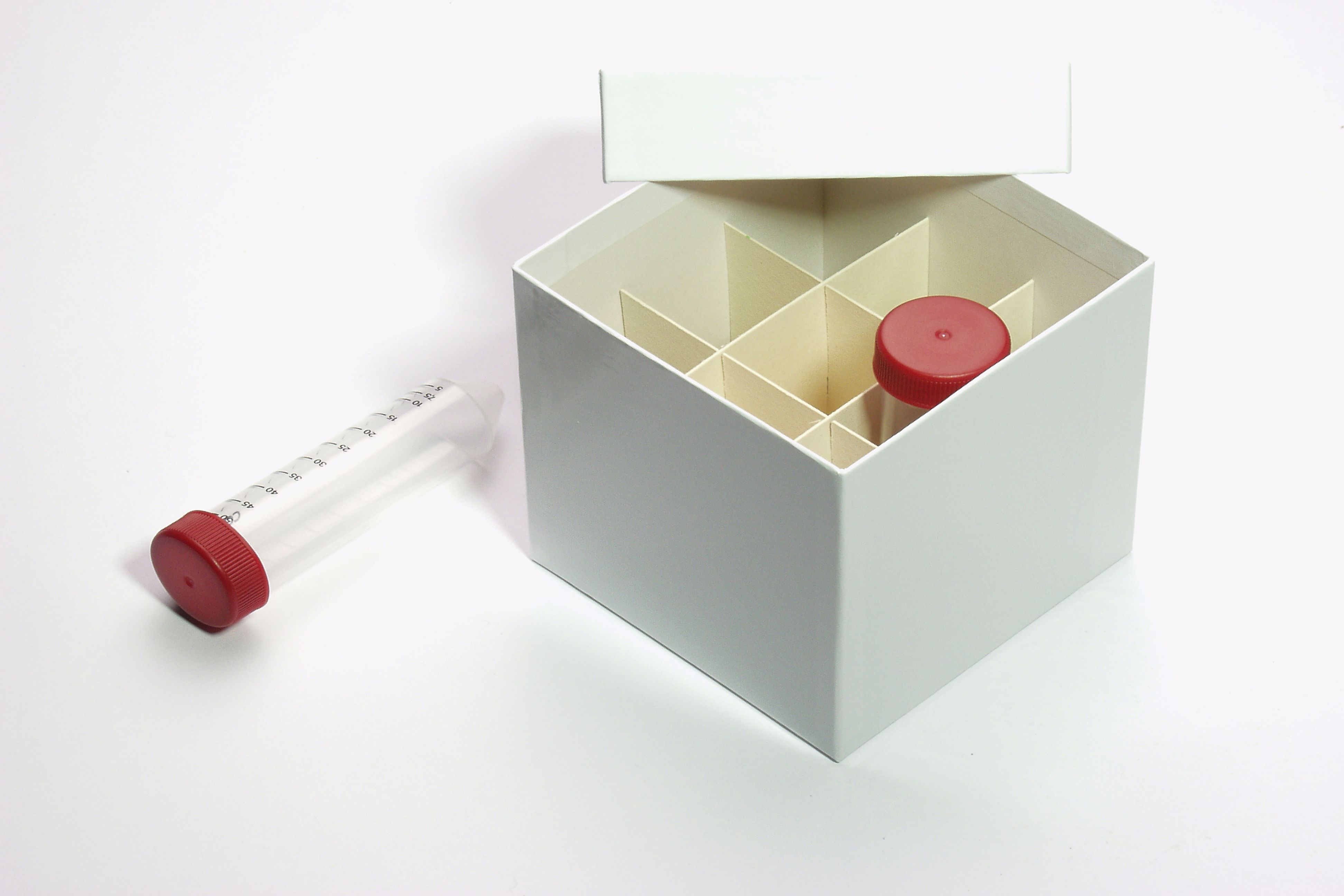 CellBox Mini, 3x3, hvid, 128mm, fiber, 34mm