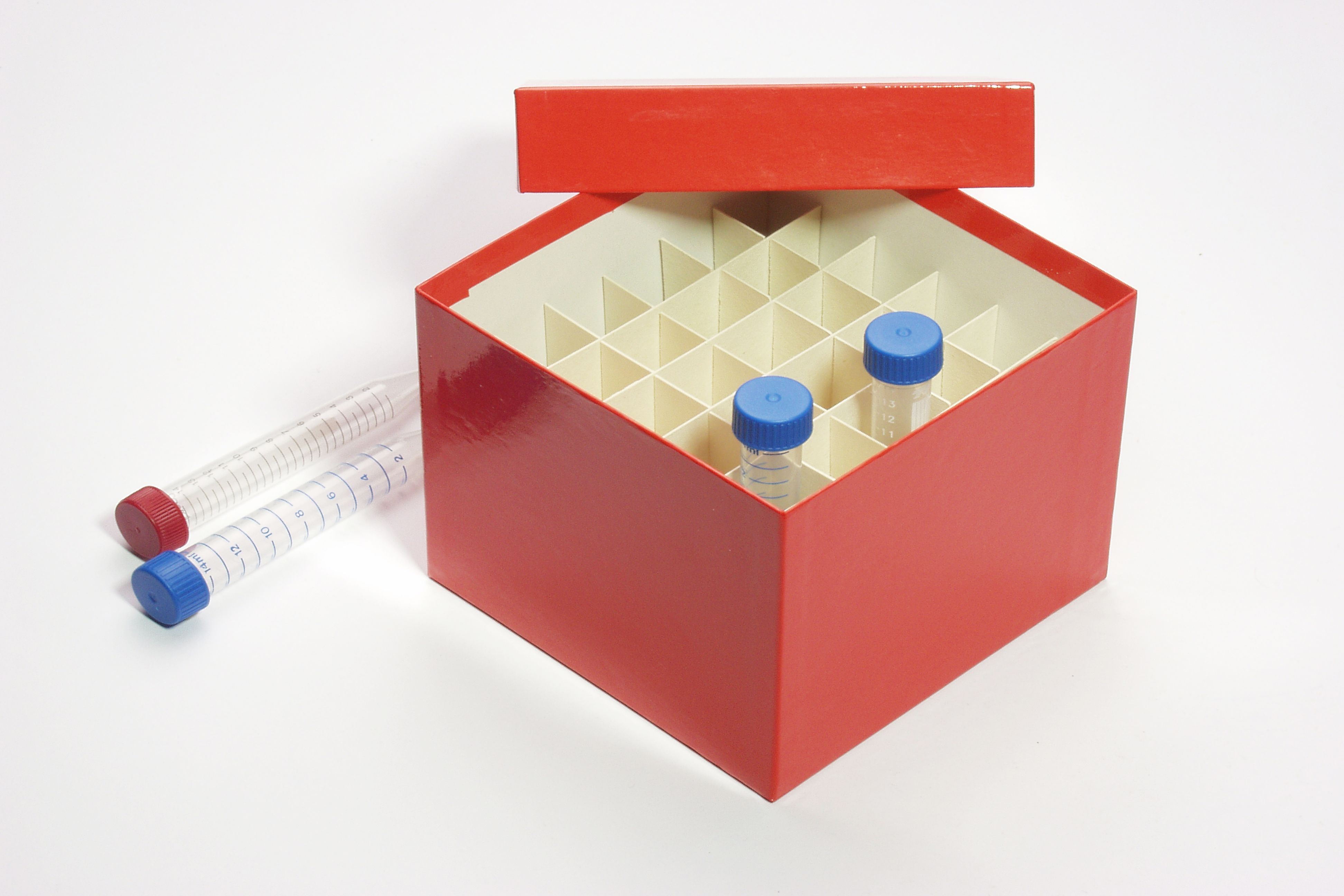 CellBox Maxi, 6x6, s-fiber, rød, 128mm, 22mm