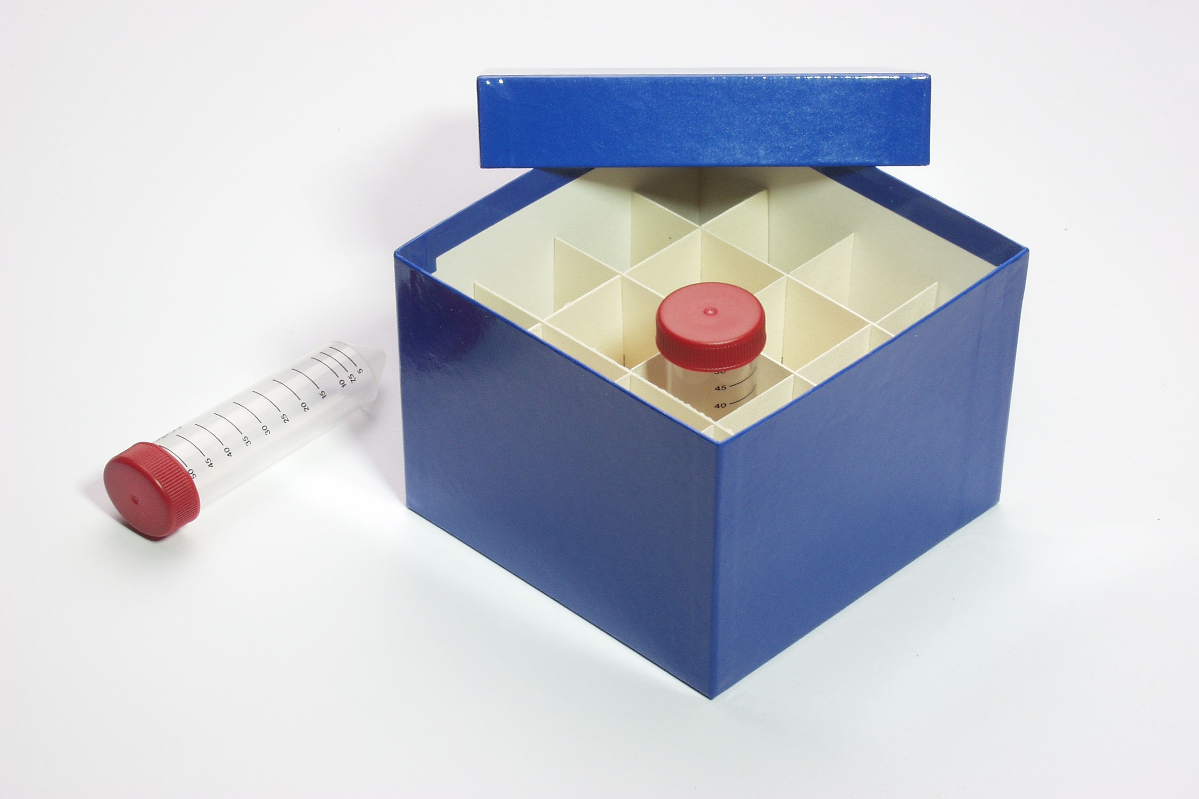 CellBox Maxi, 4x4, blå, 128mm, fiber, 34mm