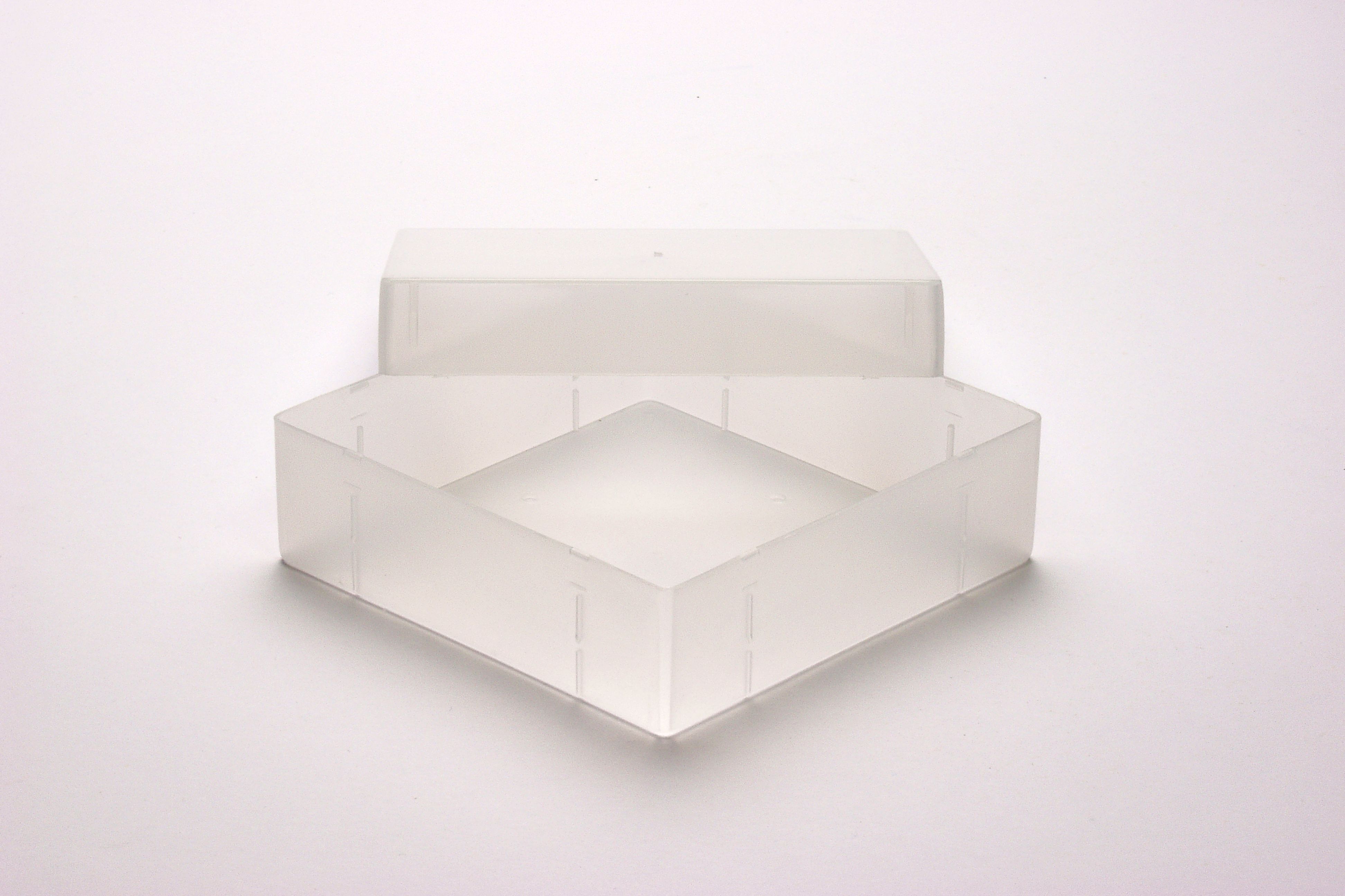 Cryo box, 130x130x50mm without divider, natural