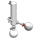 vert. glass set for RE-100D