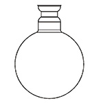 Receiving flask 500ml, KS35/20