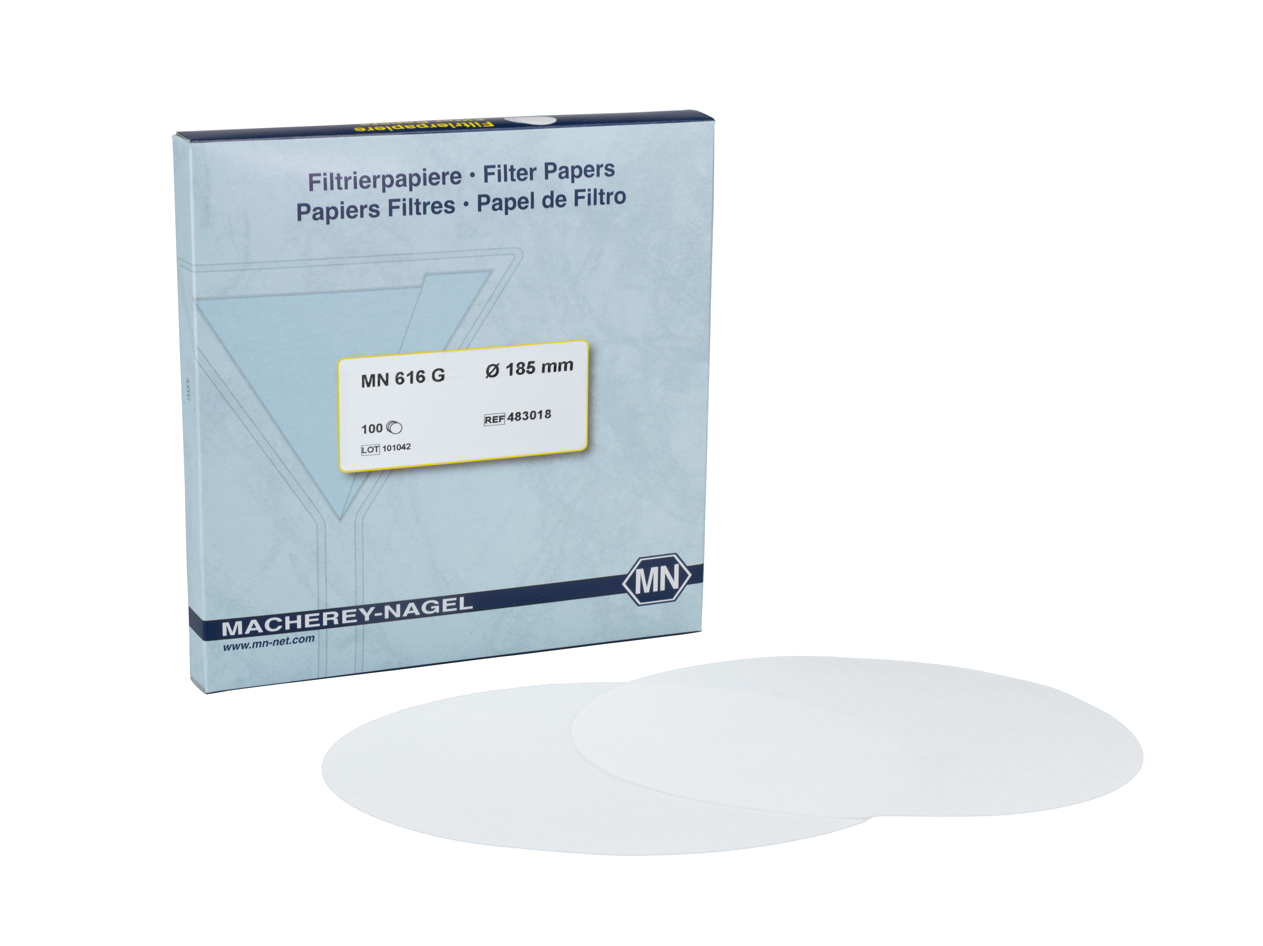 Filter, round-, MN616 G, 5,5cm, 100pcs